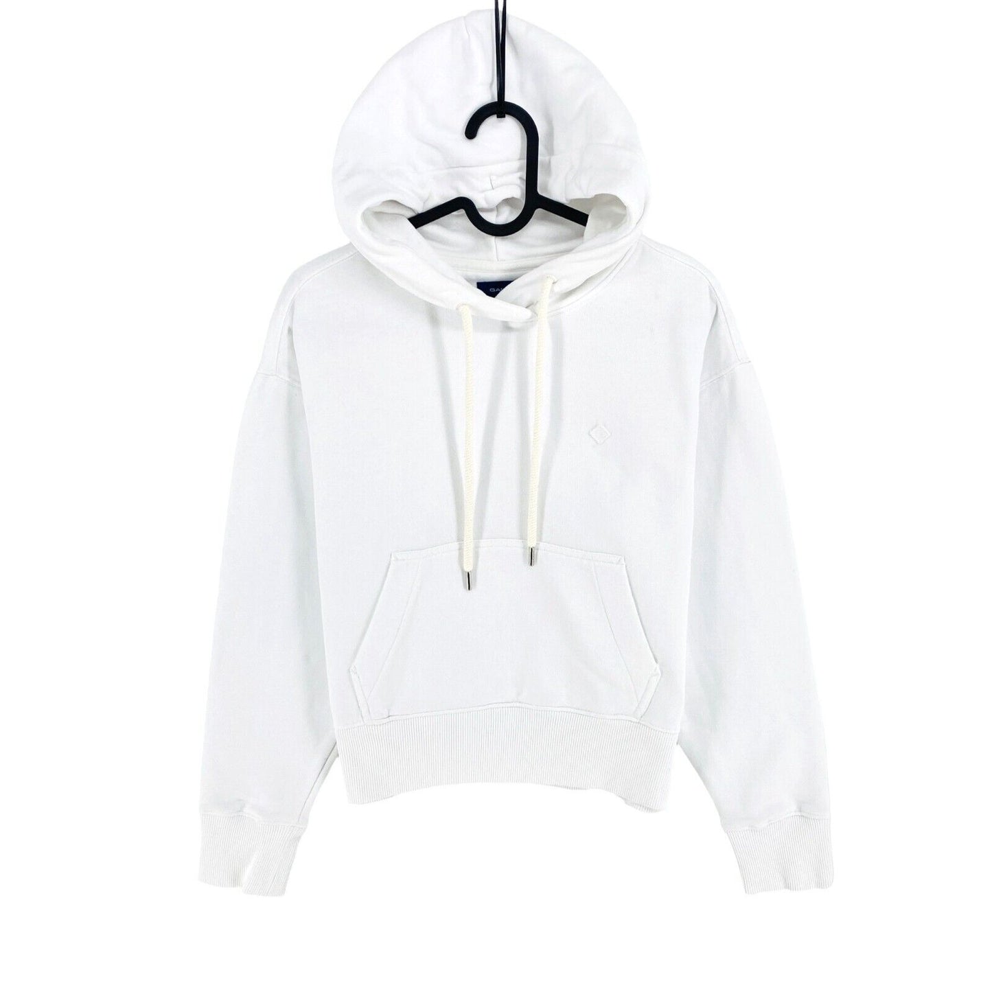 GANT Weiß Icon G Essential Hoodie Pullover Pullover Größe XS