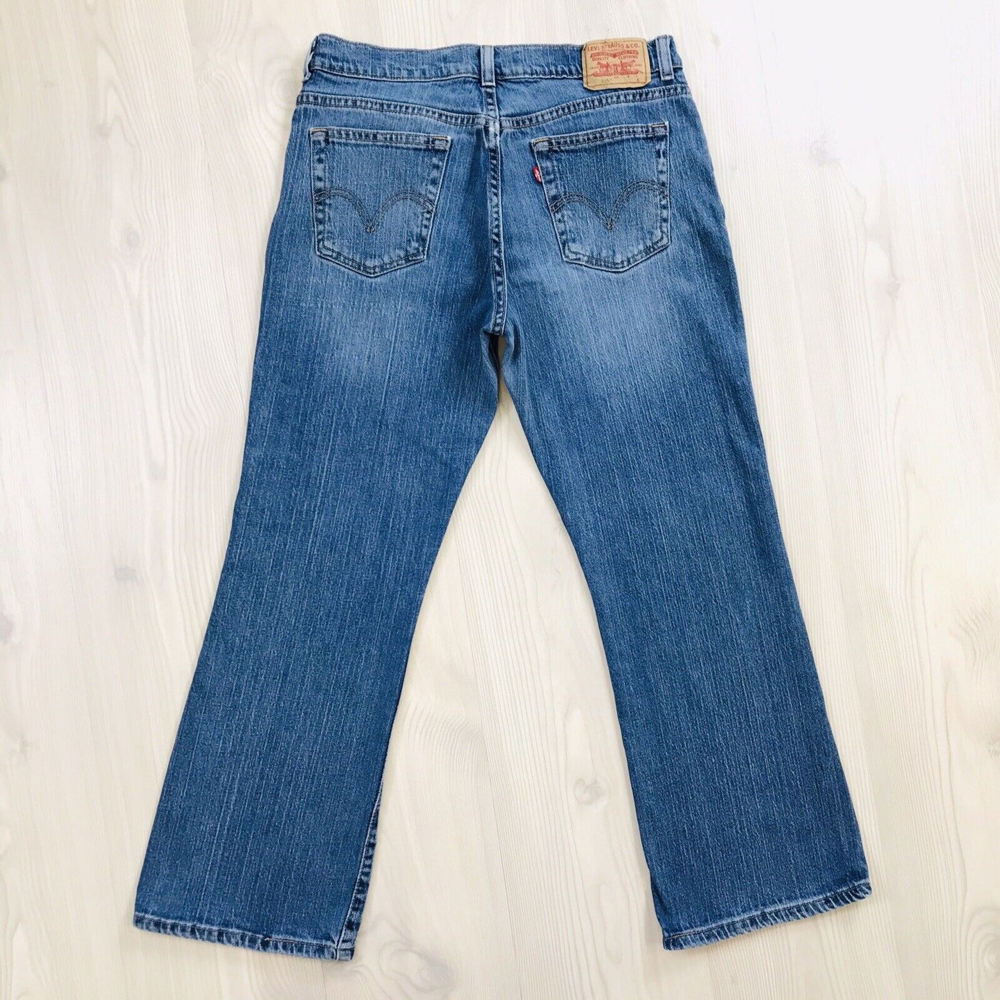 Vintage Levi's 515 Women Blue Regular Bootcut Fit Moms Jeans Size 12 S / W30 L28