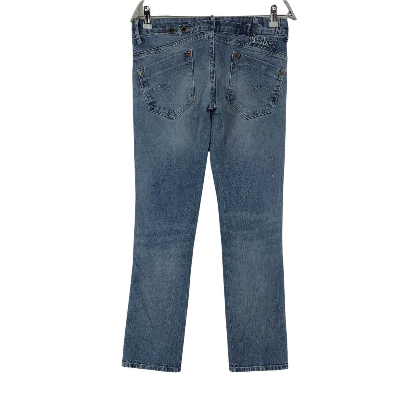 G-STAR RAW MIDGE Damen Jeans in normaler gerader Passform, Blau, W29 L32