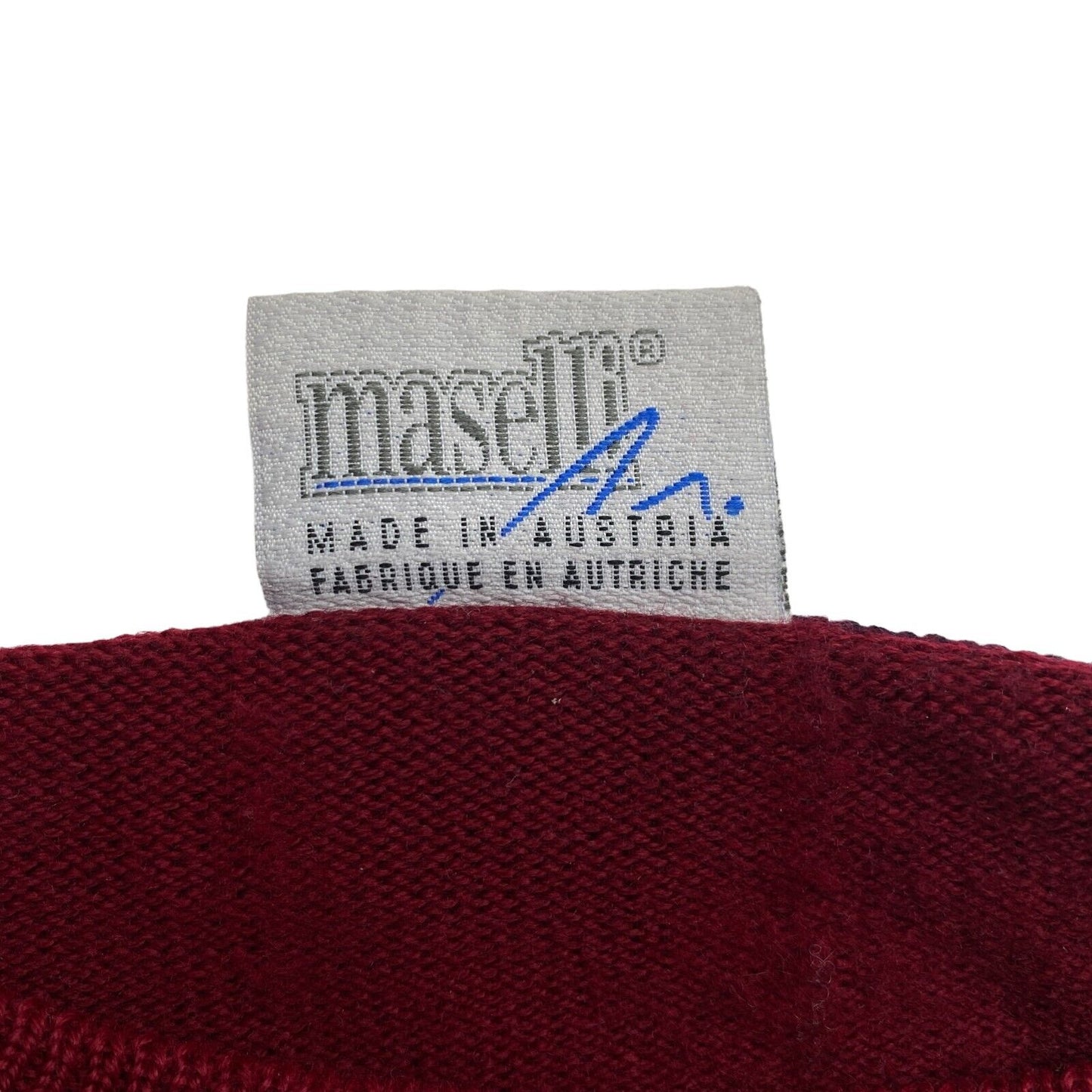 Cosby Vintage Retro 90s Maselli Red Sweater Pullover Size EU 54 UK/US 44