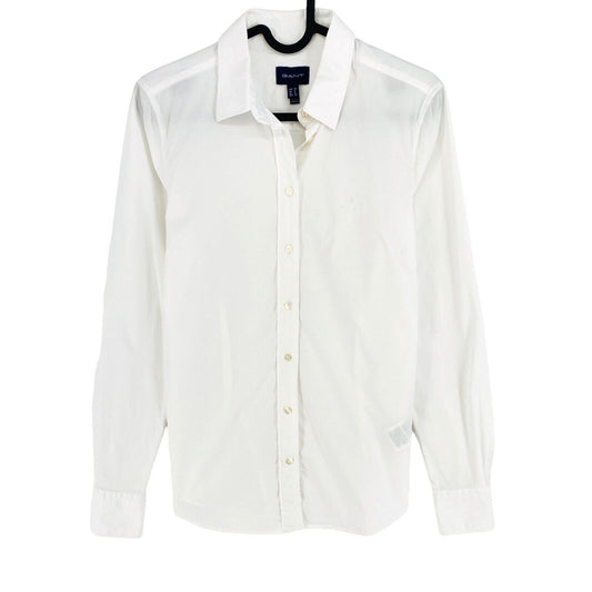 GANT White Solid Shirt Size EU 36 UK 8 US 6