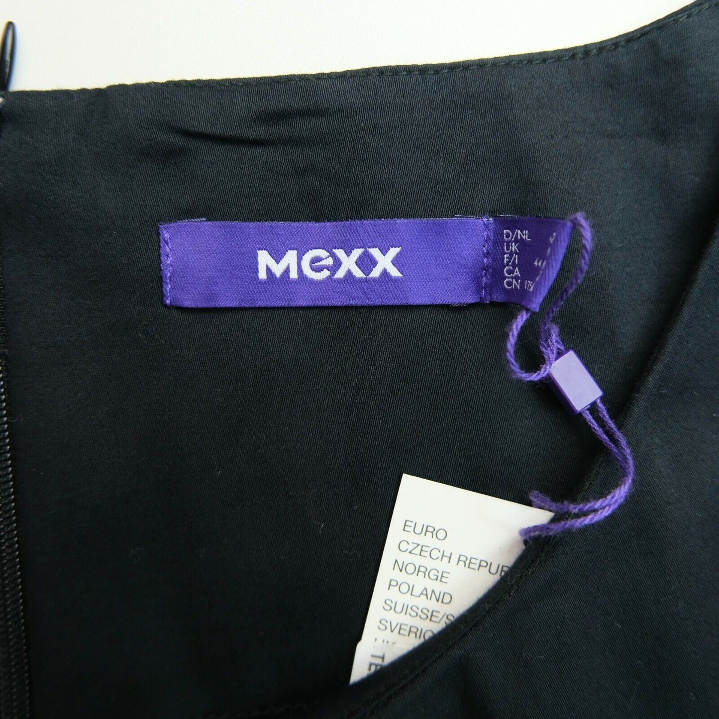 MEXX Black Flared Dress Size EU 38 42 UK 12 16 US 10 14