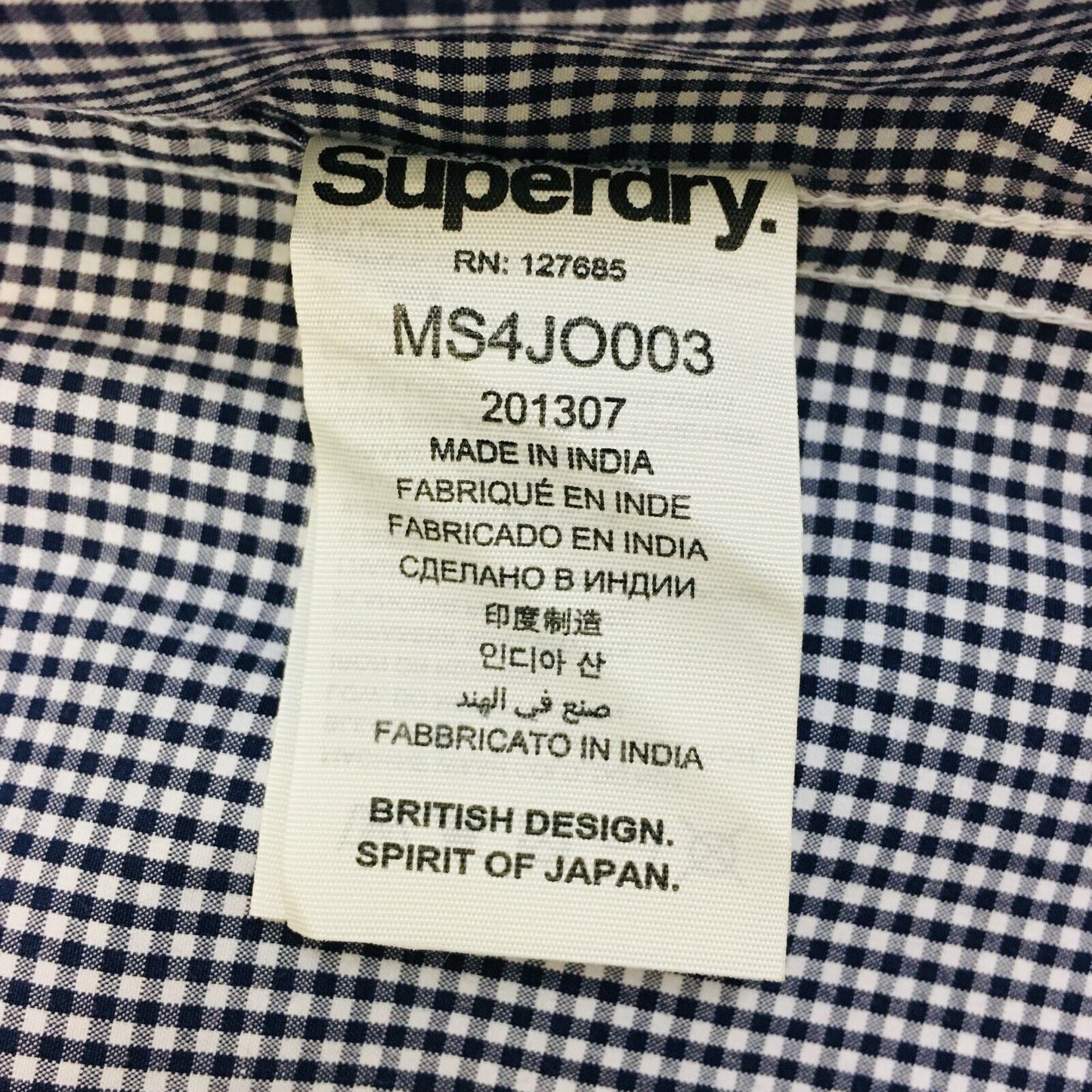 Superdry Shirt Shop Slim Fit Blue Shirt Size M Perfect!