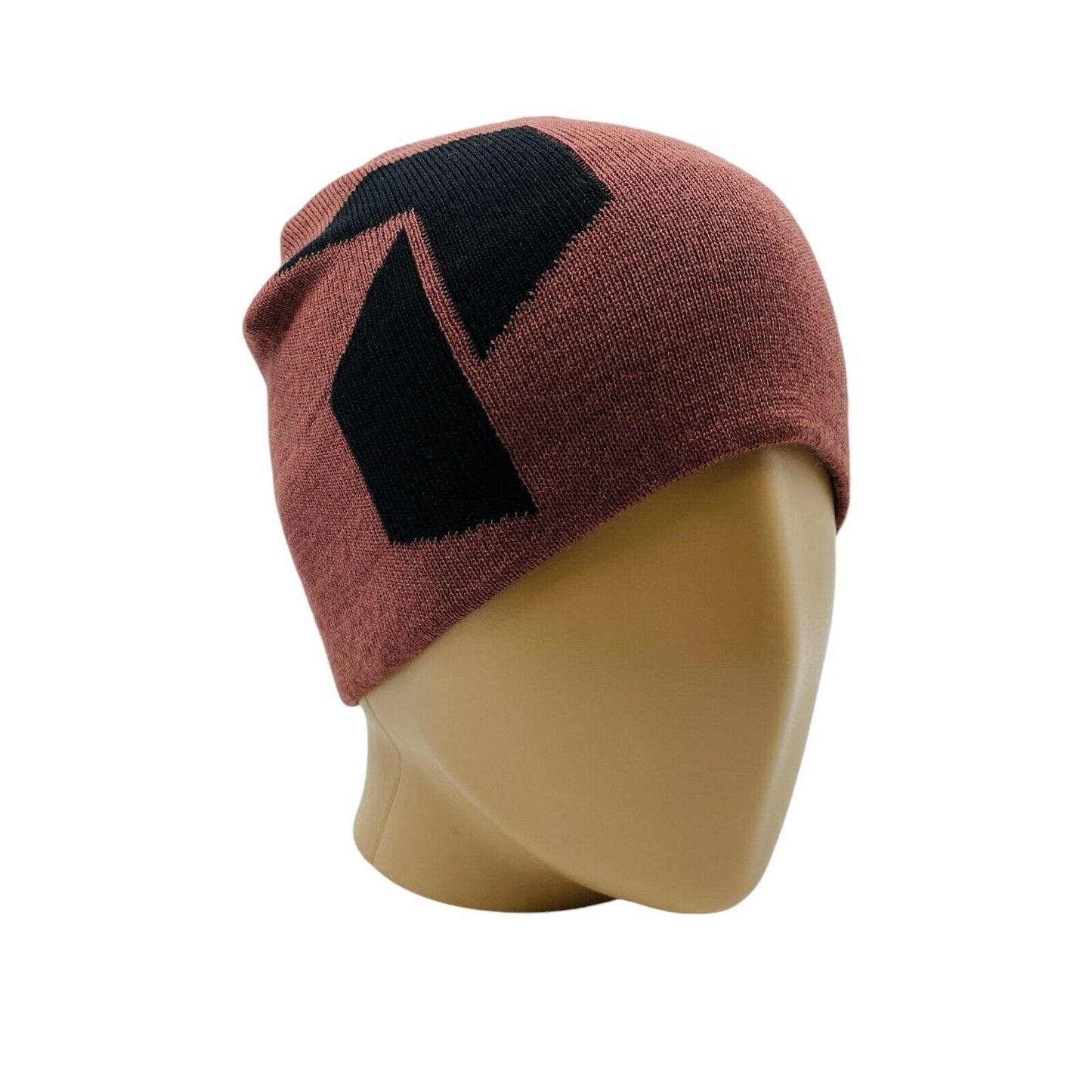 Peak Performance EMBO HAT Unisex Rose Brown Wool Blend Beanie Winter Hat L / XL