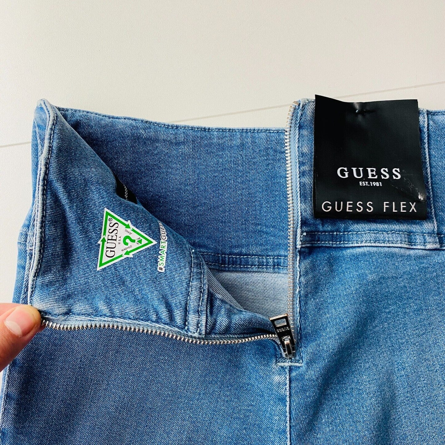 GUESS Women Blue High Waist Stretch Skinny Fit Jeans M EUR 42 UK 8 W27