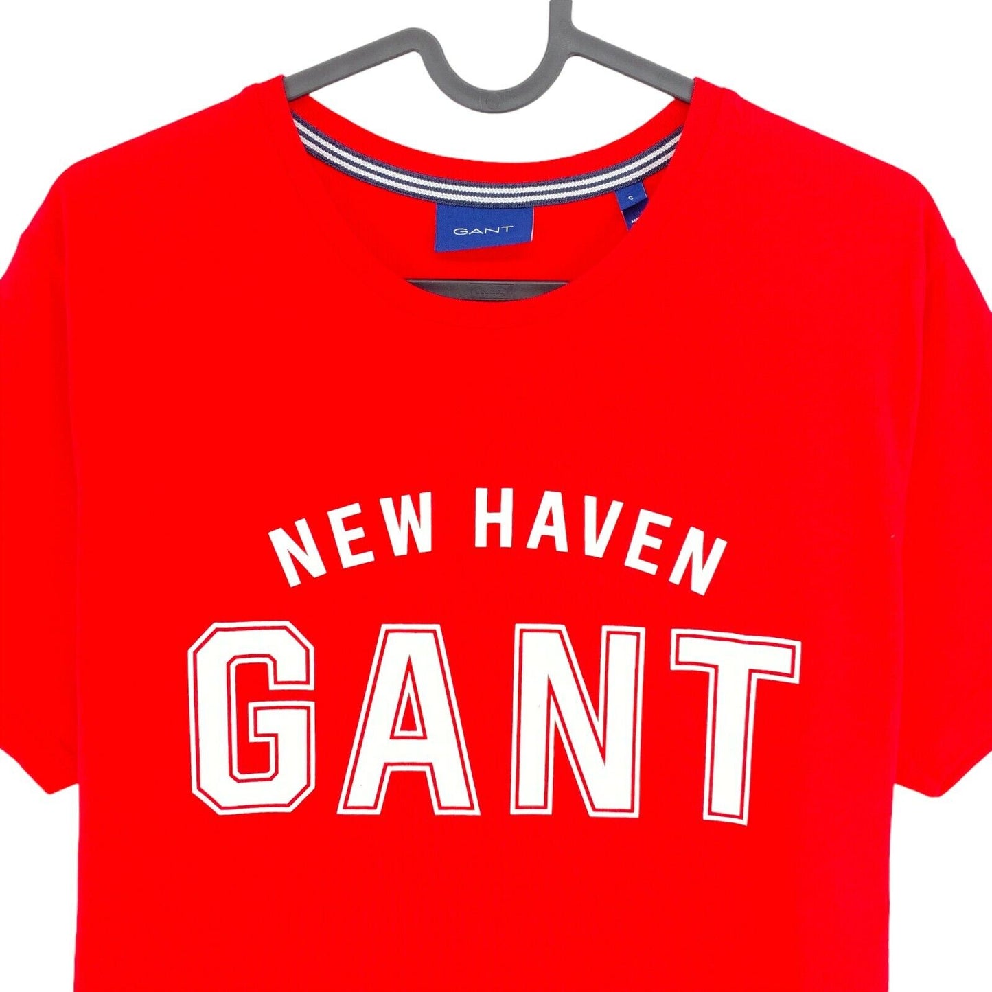 GANT Red Logo Crew Neck T Shirt Size S