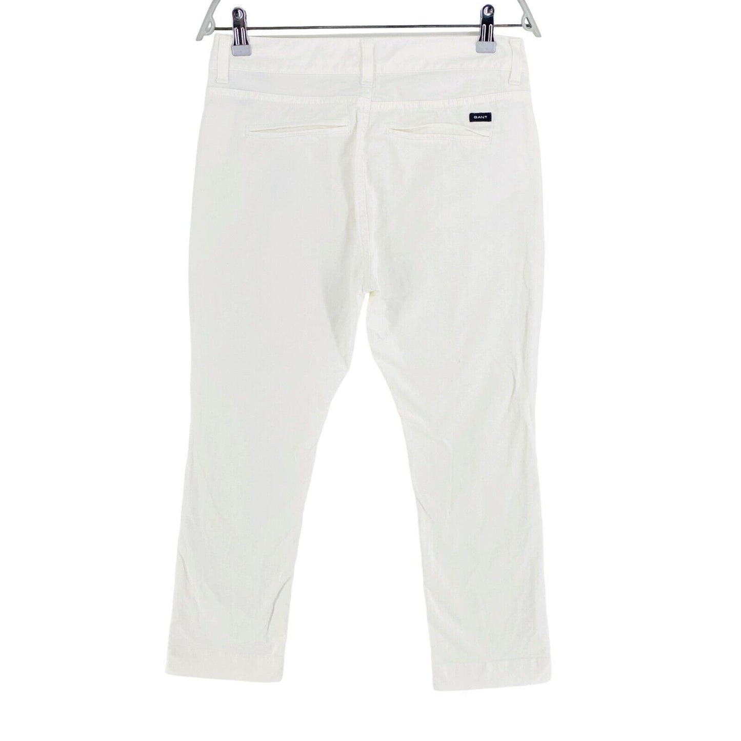 GANT White Cropped Chino Pants Trousers Size W30