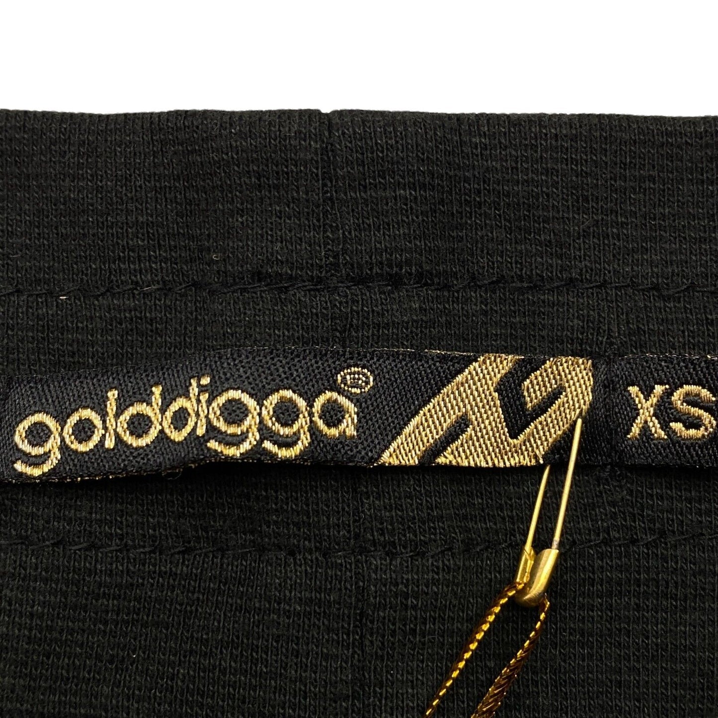 GOLDDIGGA Black Capri Trousers Pants Size XS W32