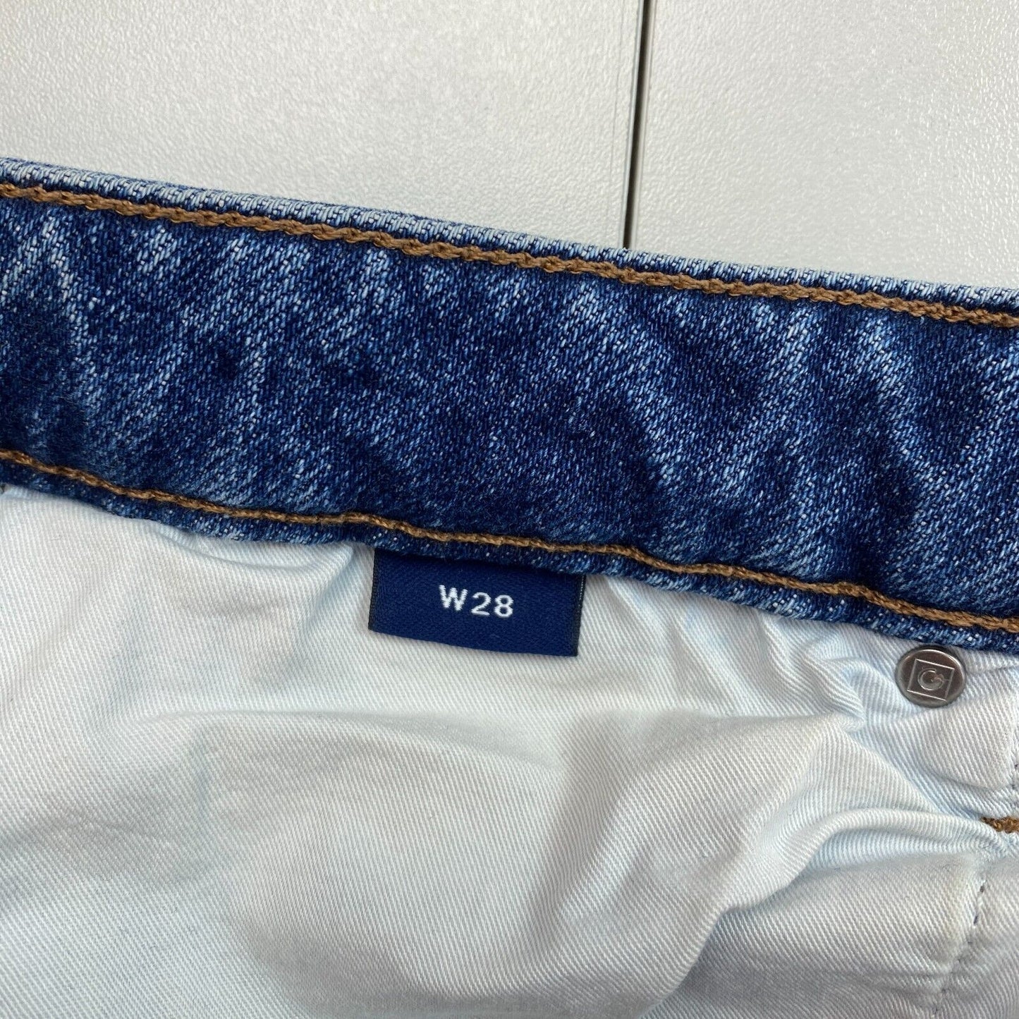 GANT Dark Blue Straight Cropped Jeans Size W28