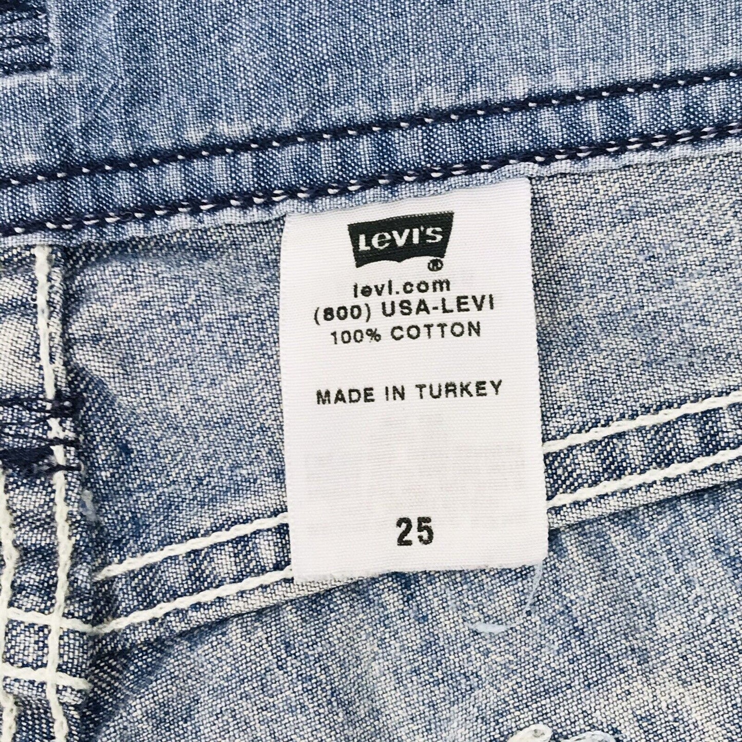 Vintage Levi's Premium Boys Blue Straight Slouch Fit Jeans W25 L25