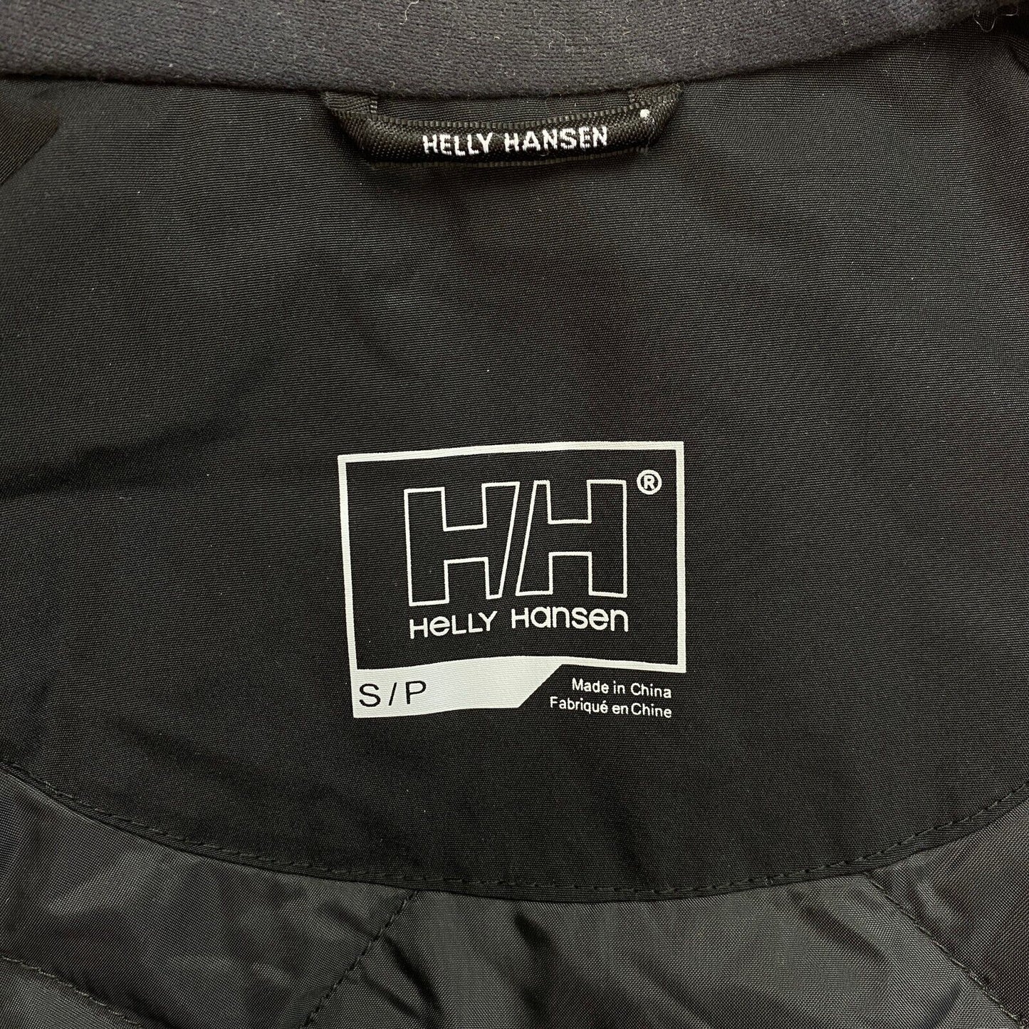 HELLY HANSEN Black Hooded HELLY TECH Parka Jacket Coat Size S