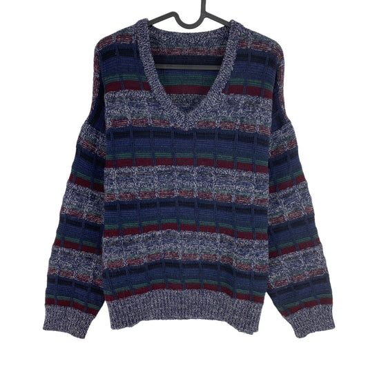 Cosby vintage Rétro années 90 Pull multicolore Pull Taille L