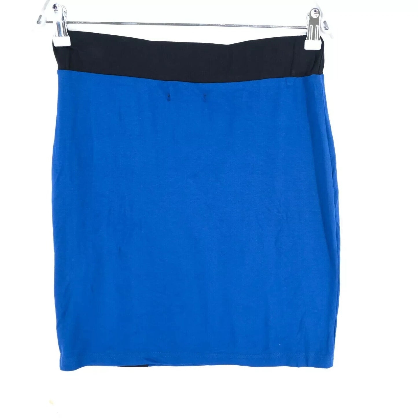 EVEN & ODD Blue Stretch Short Straight Skirt Size L