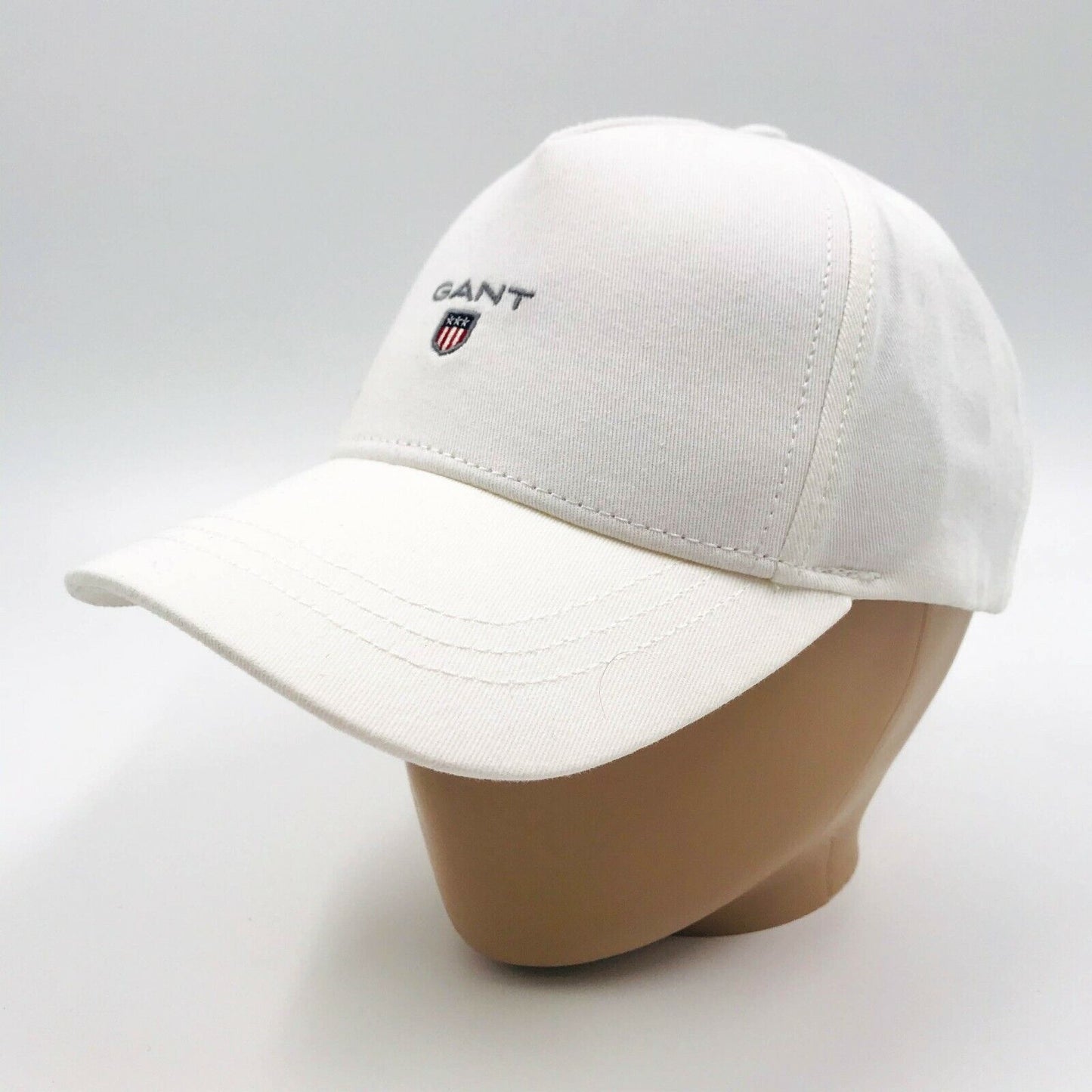 GANT White Original Shield Baseball Cap Hat Size S M