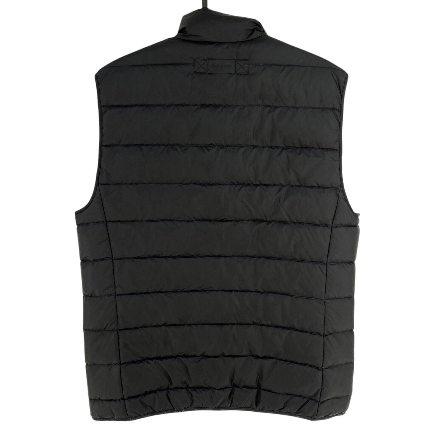 GANT Men Black Light Down Gillet Vest Waistcoat Jacket Size M