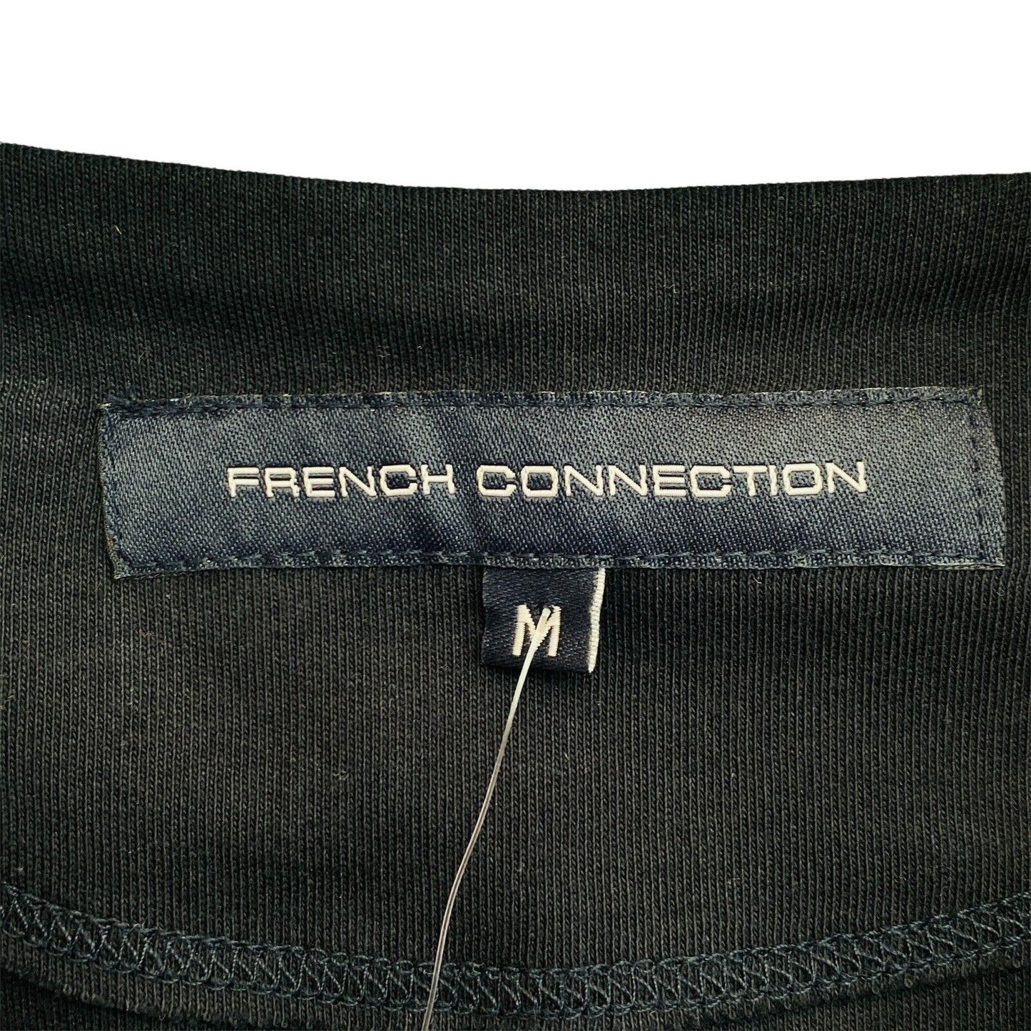 FRENCH CONNECTION Navy Blue Full Zip Sweater Jumper Size S M