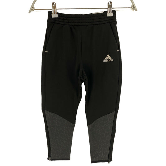 Adidas Climalite Jungen Schwarze Striker Jogginghose Hose Größe 5 - 6 Jahre