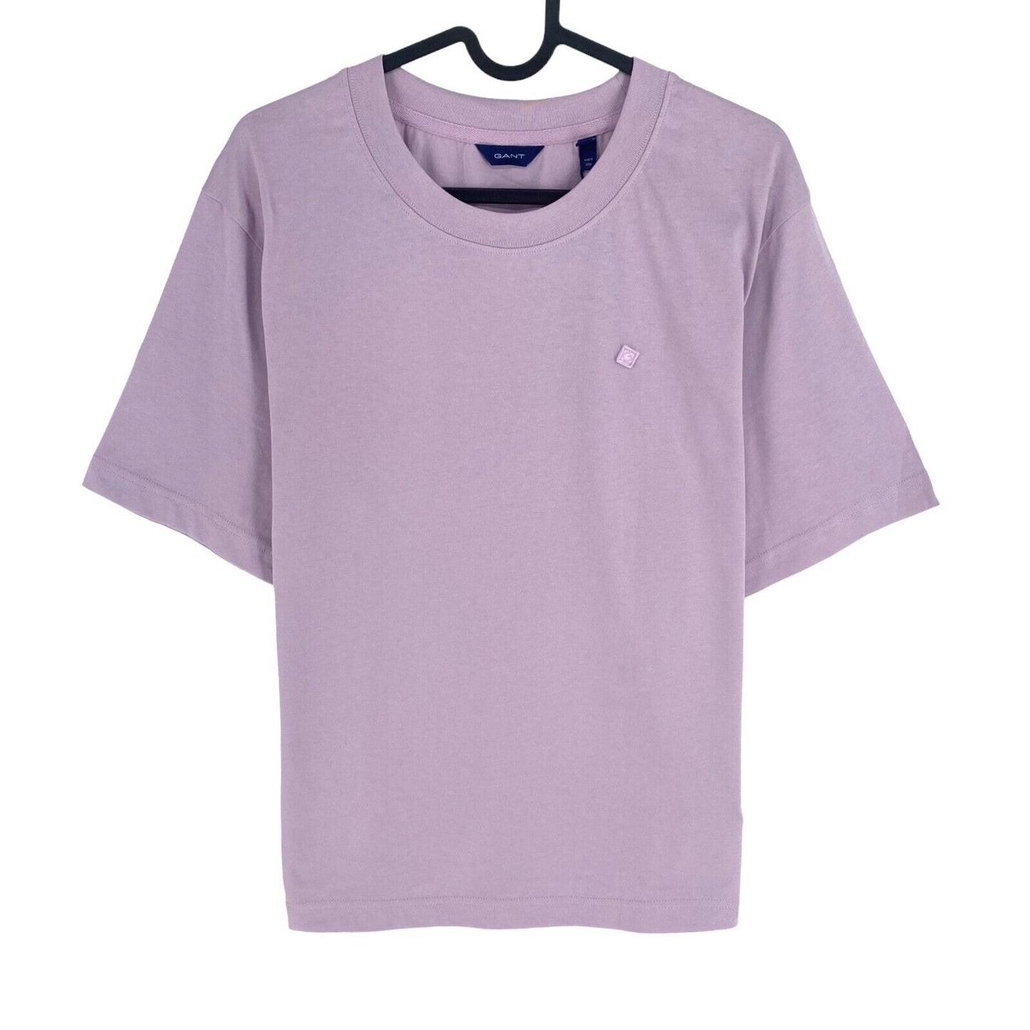 GANT Women Purple Icon G Essential Crew Neck Short Sleeves T Shirt Size XL