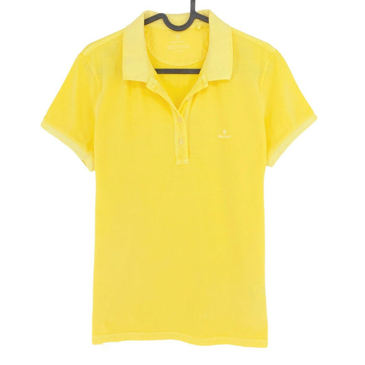 GANT Yellow Sun Faded Pique Polo Shirt Size L