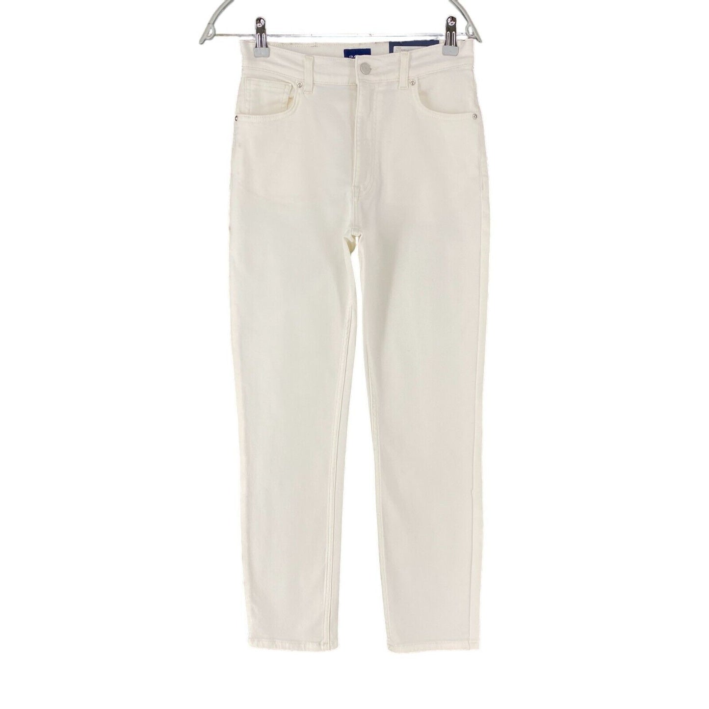 GANT Women White Slim Fit Cropped Jeans W27 L28