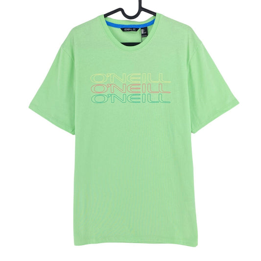 O`NEILL Green LM High Summer Original Print Crew Neck T Shirt Size M