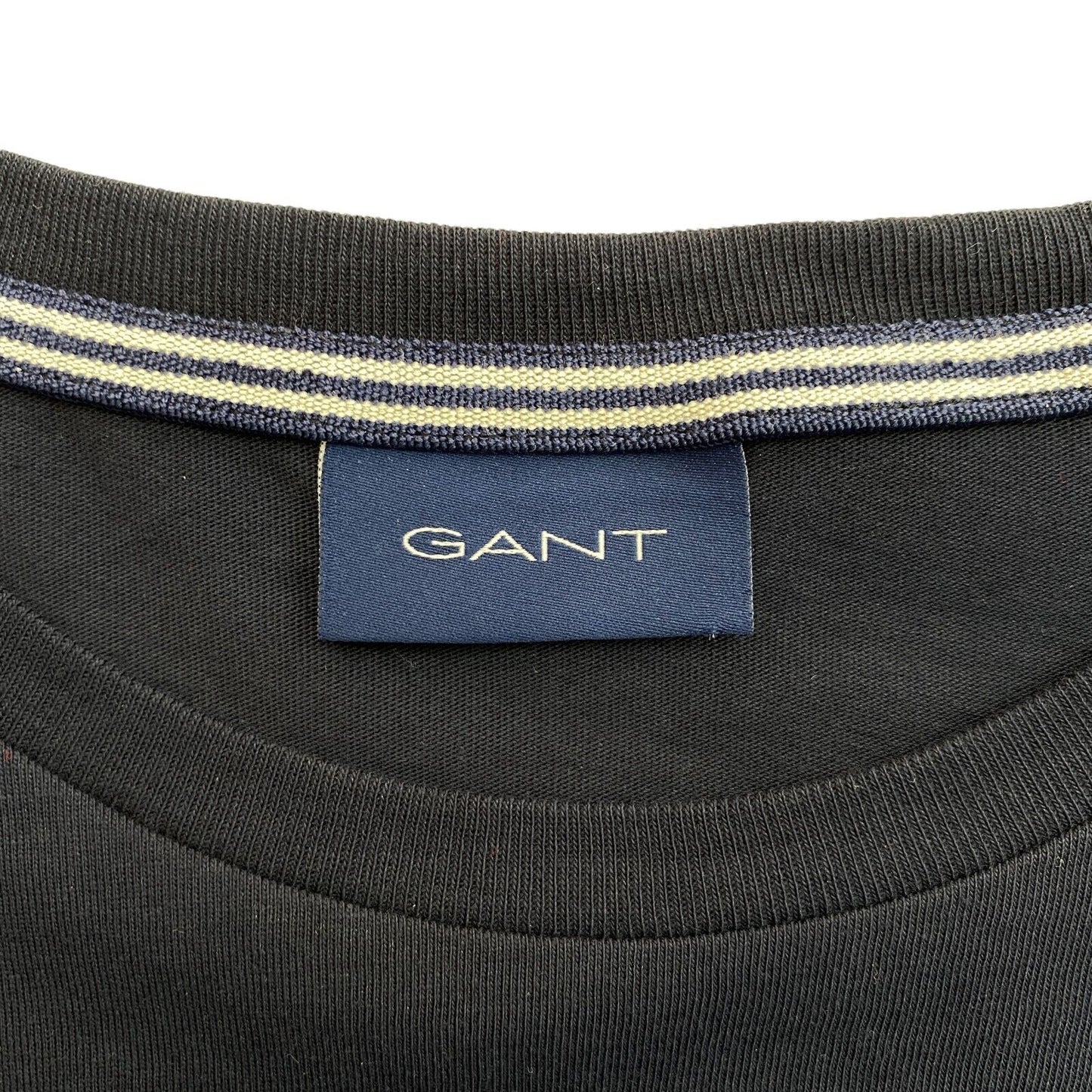 GANT Navy Blue Logo Crew Neck T Shirt Size L