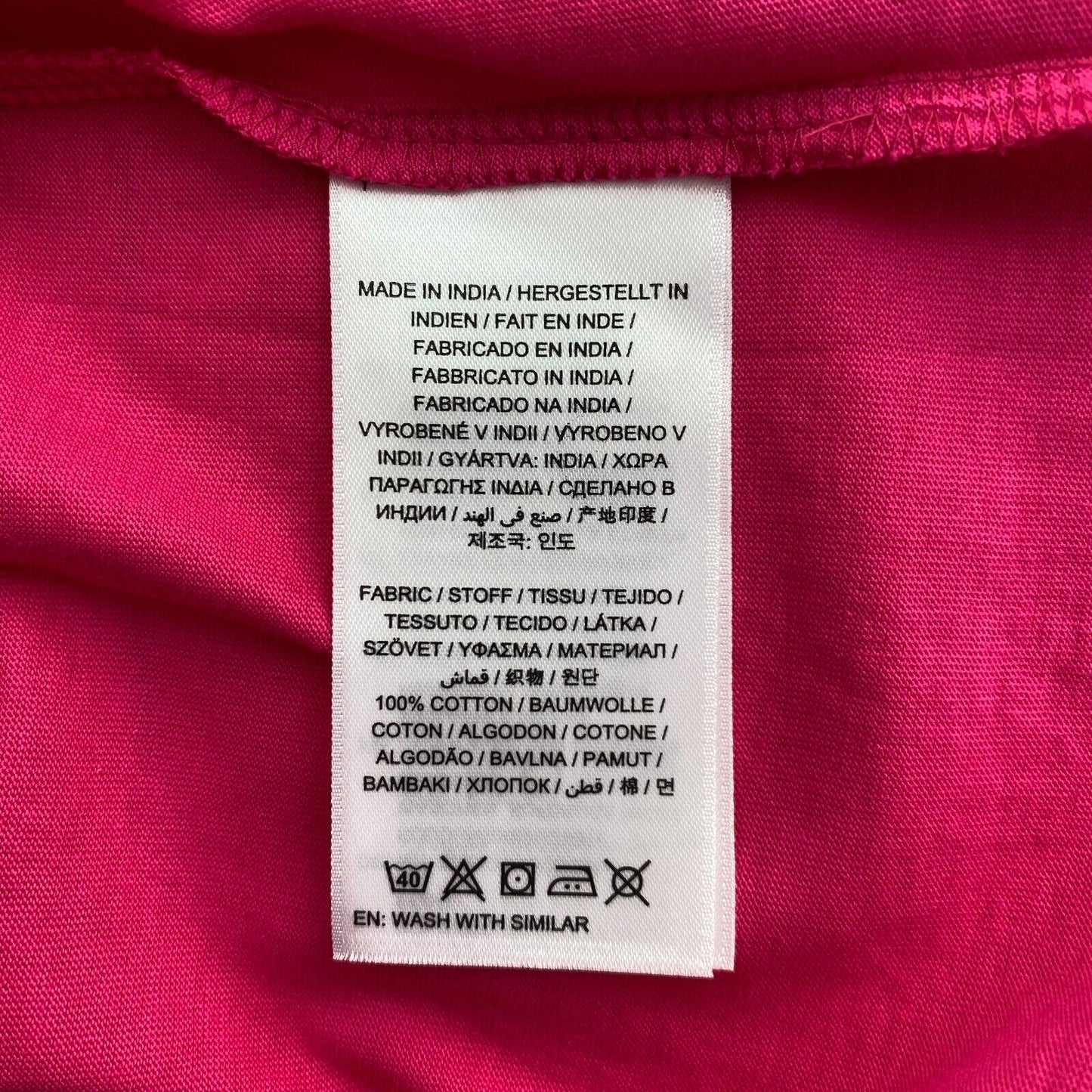 GANT Pink MD. Summer Crew Neck T Shirt Size S