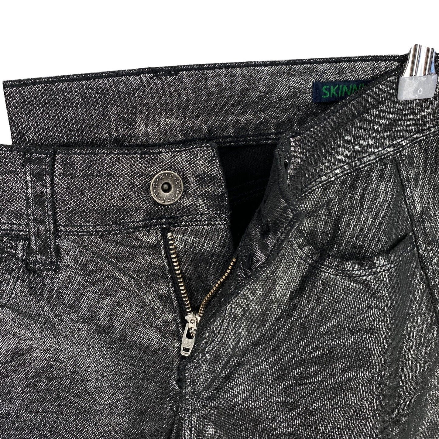 UNITED COLORS OF BENETTON JEANS Grey Skinny Fit Jeans Size 25 W26 L33