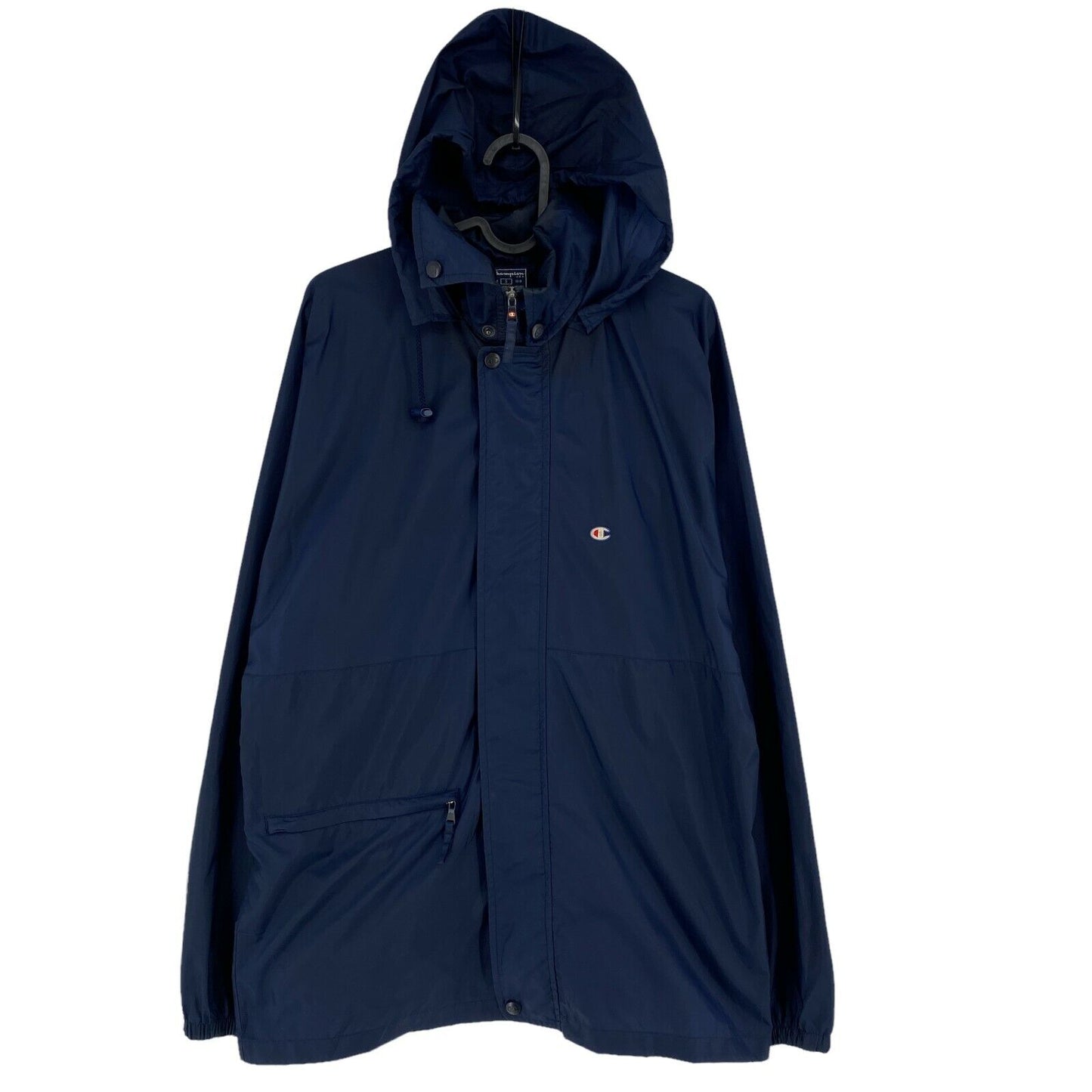 Champion Navy Blue Hooded Jacket Size L