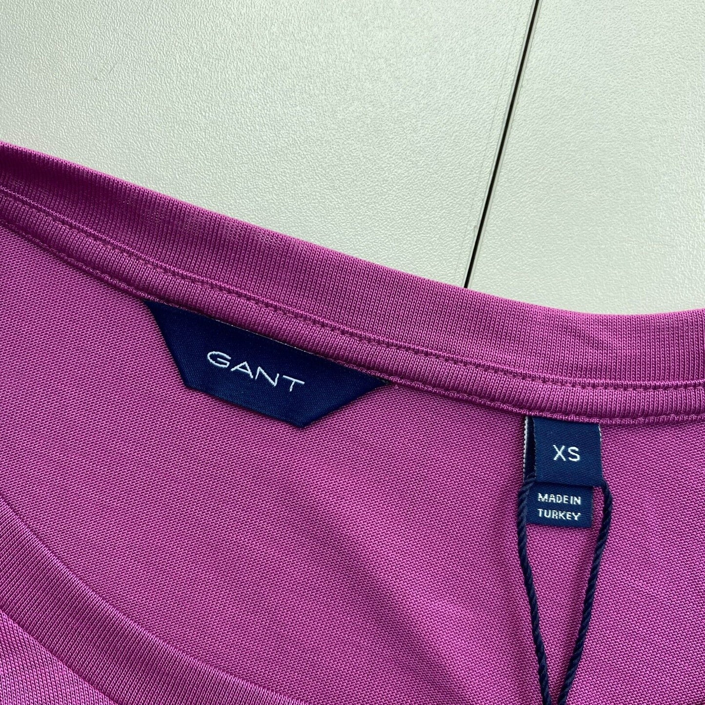 GANT Purple Light Weight Crew Neck T Shirt Size XS