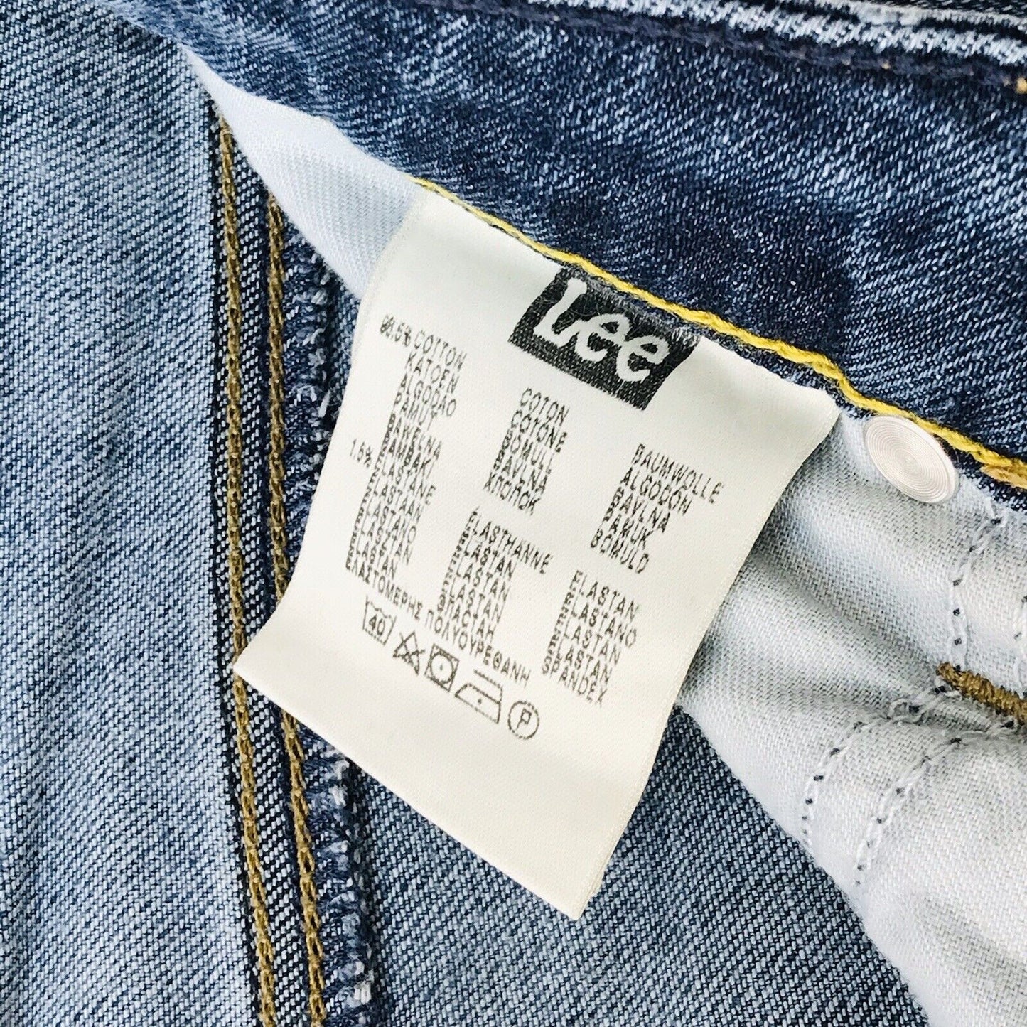 Lee MARION Damen Jeans in normaler gerader Passform, Stretch, Blau, Größe W29 L31