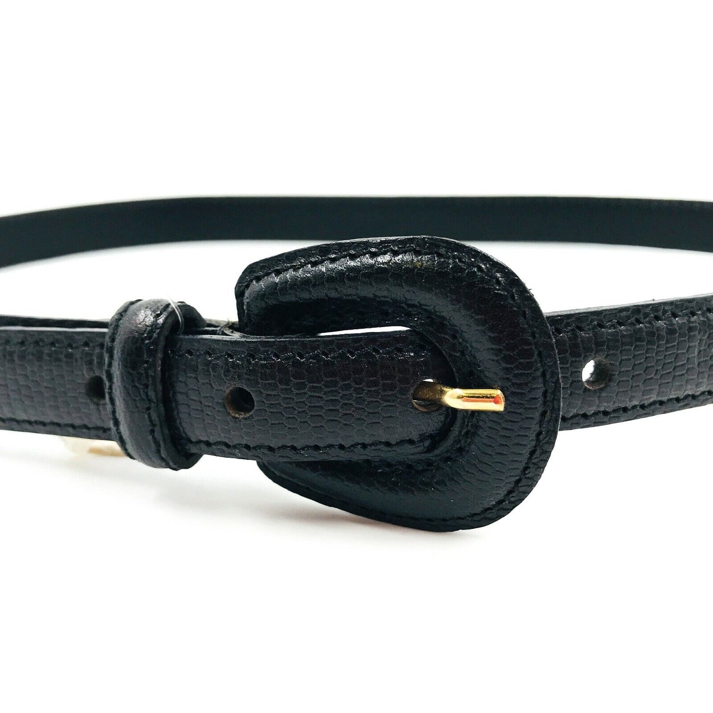 Mulberry Authentic Black Genuine Leather Belt Size 26 28 30 in. 65 70 75 cm