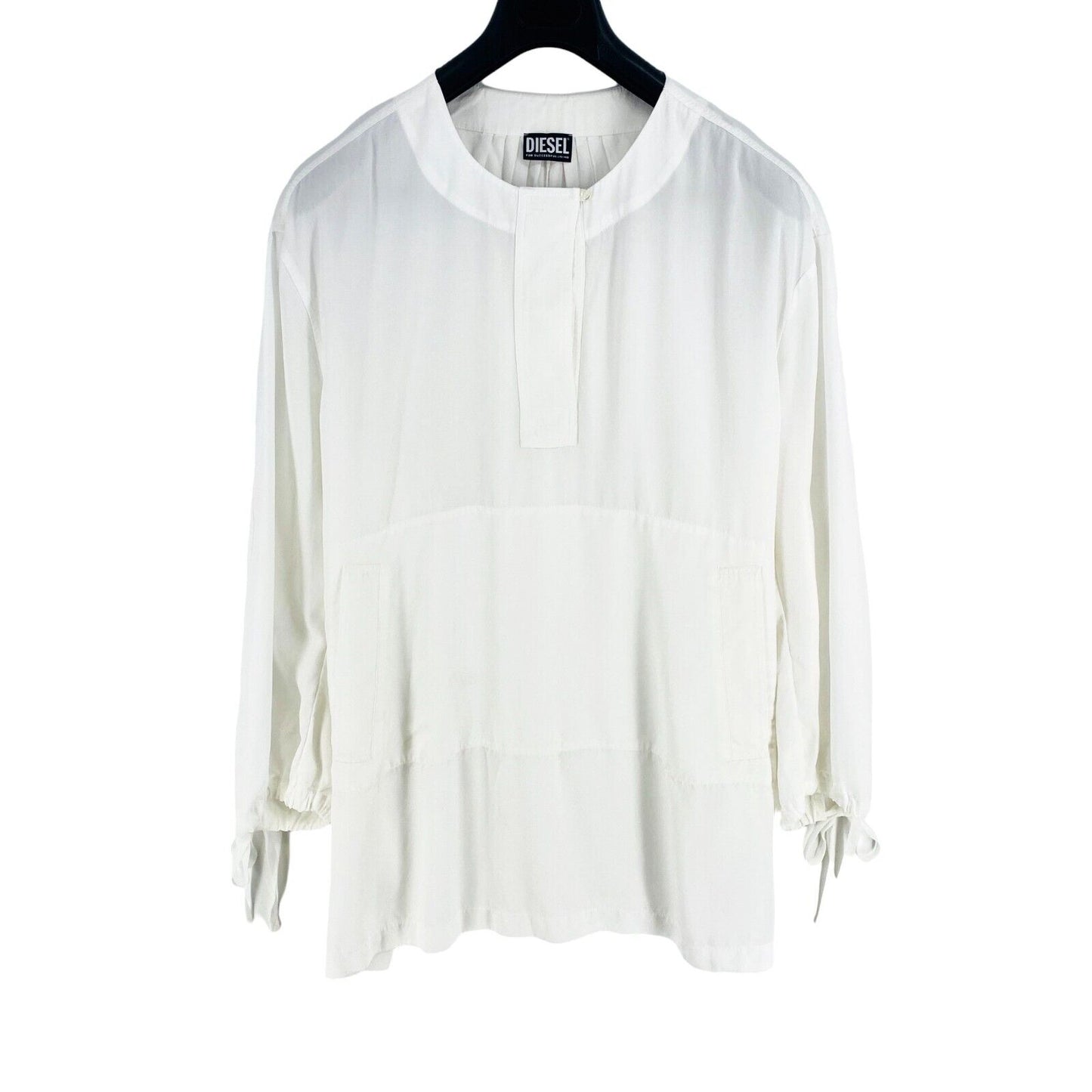 DIESEL White Oversized Shirt Blouse Size M