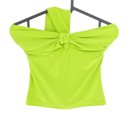 LAURA CONTI Women Green Tank Top Size S