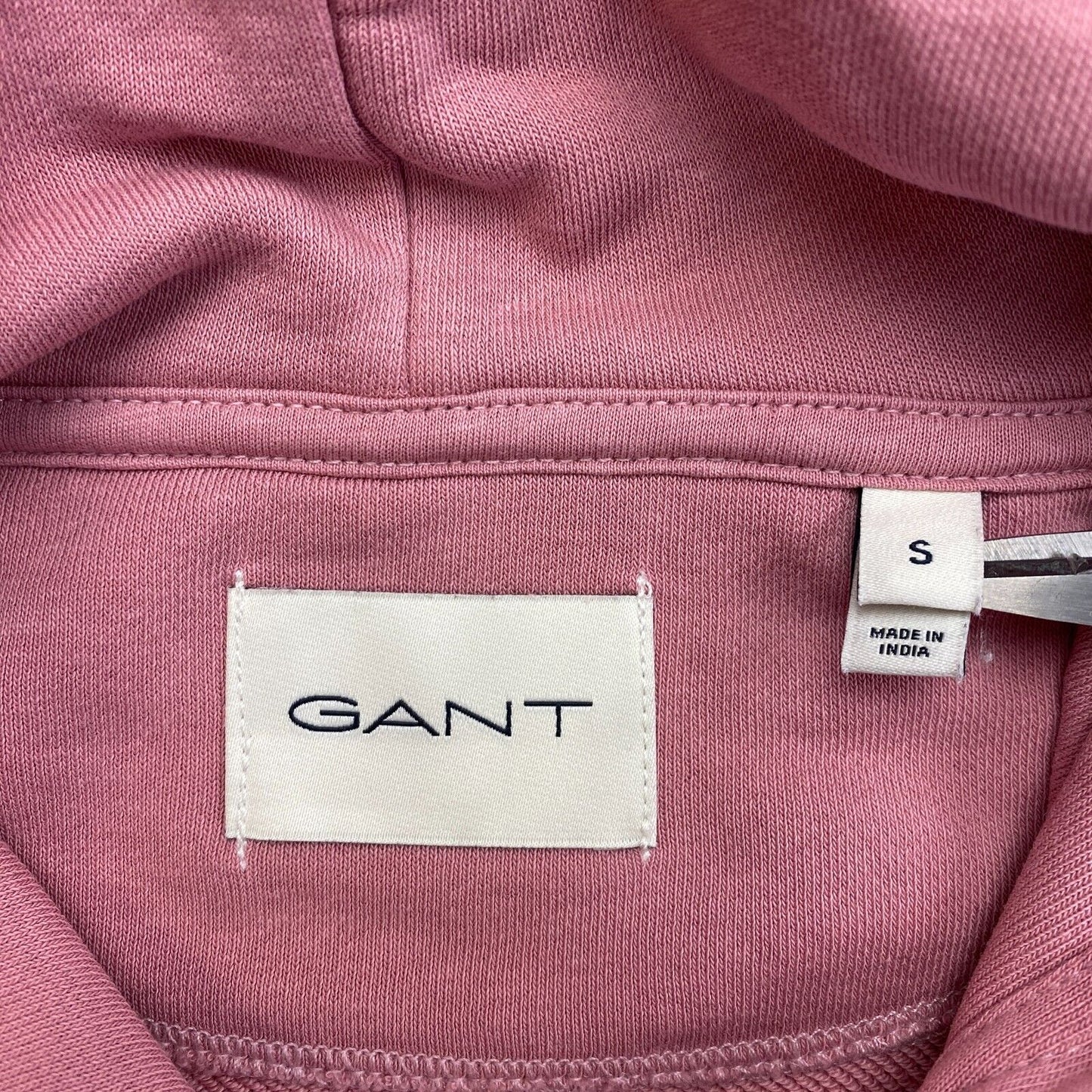 GANT Women Pink Tonal Archive Shield Hoodie Dress Size S