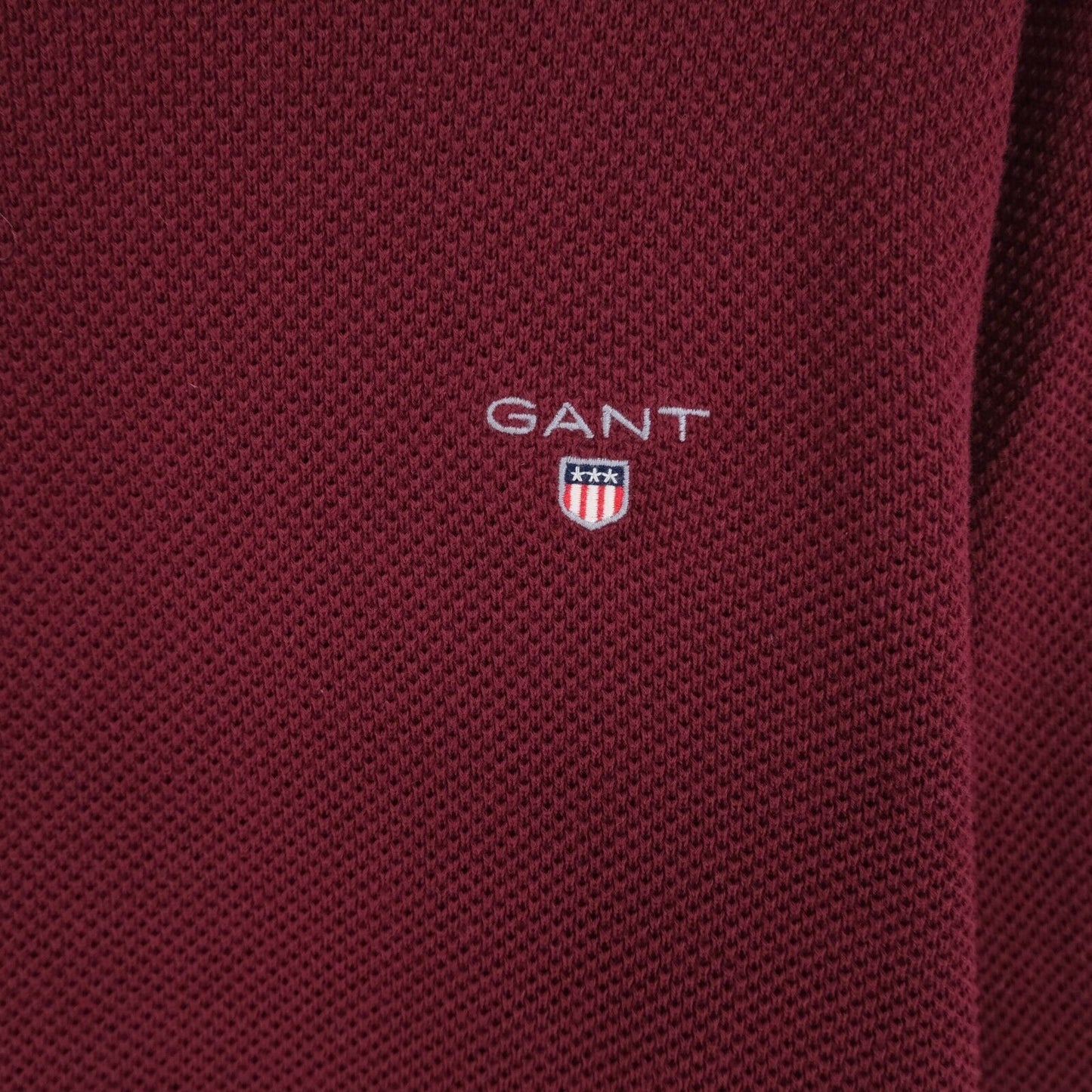 GANT Red Original Crew Neck Jumper Sweater Size S