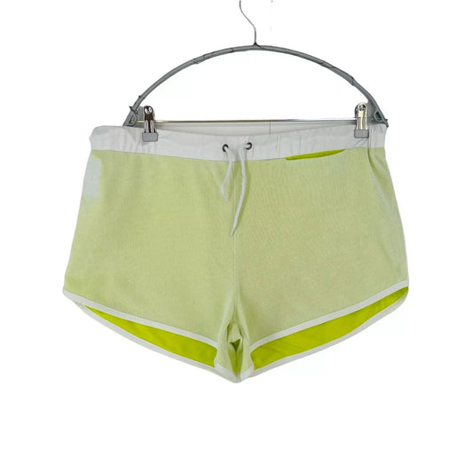 LA MARTINA Women Light Green Stretch Piquet Sweat Shorts Size 3 - M