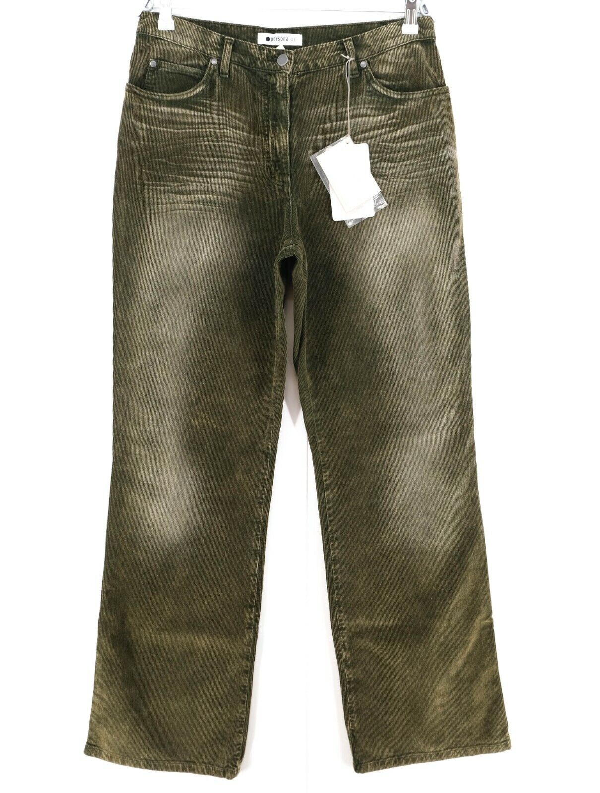 PERSONA Grüne Samtjeans Größe EUR 44 48 UK 14 18 US 12 16