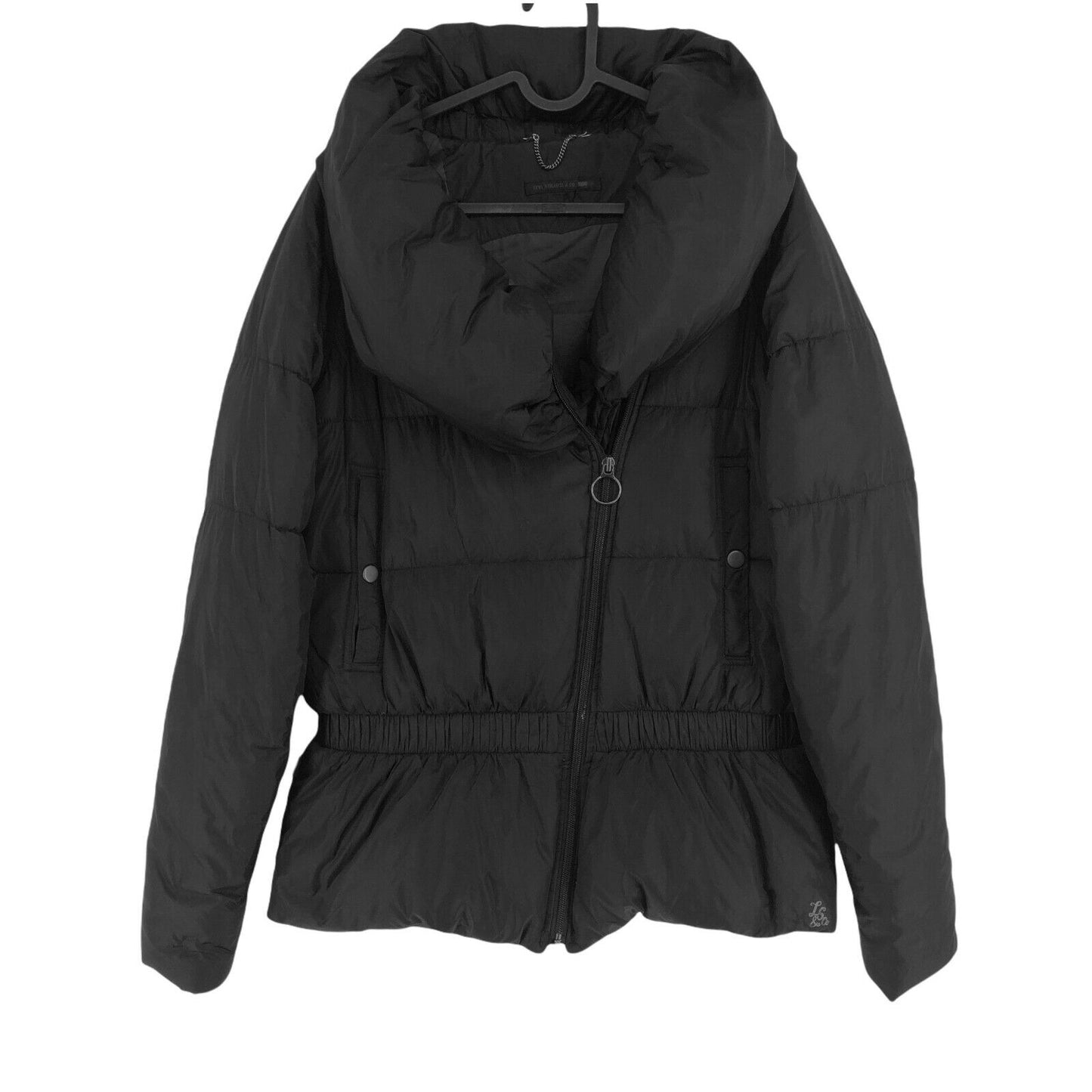 Levi`s Black Padded Down Puffer Jacket Coat Size M