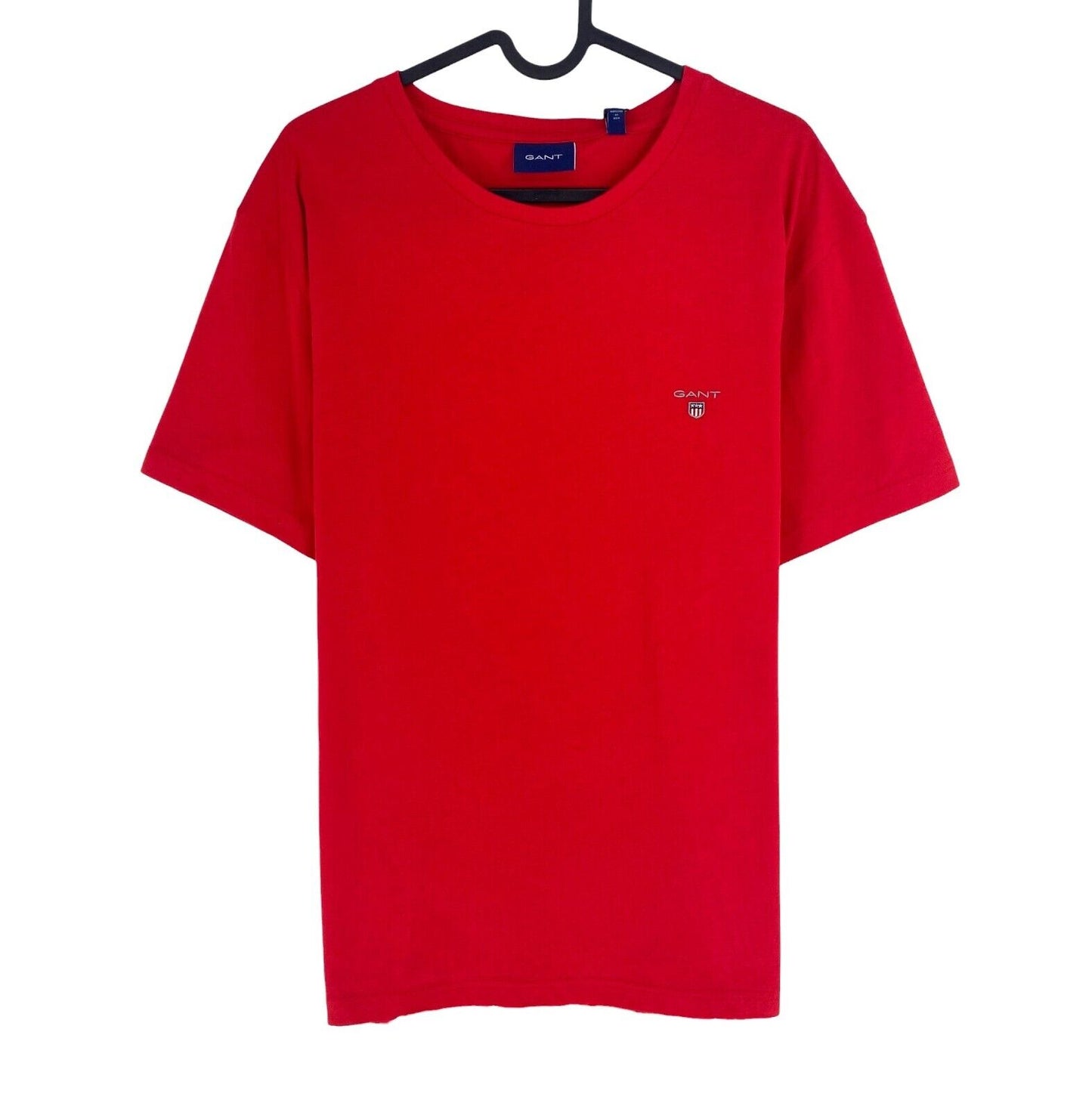 GANT Men Red Original Crew Neck Short Sleeve T Shirt Size XL