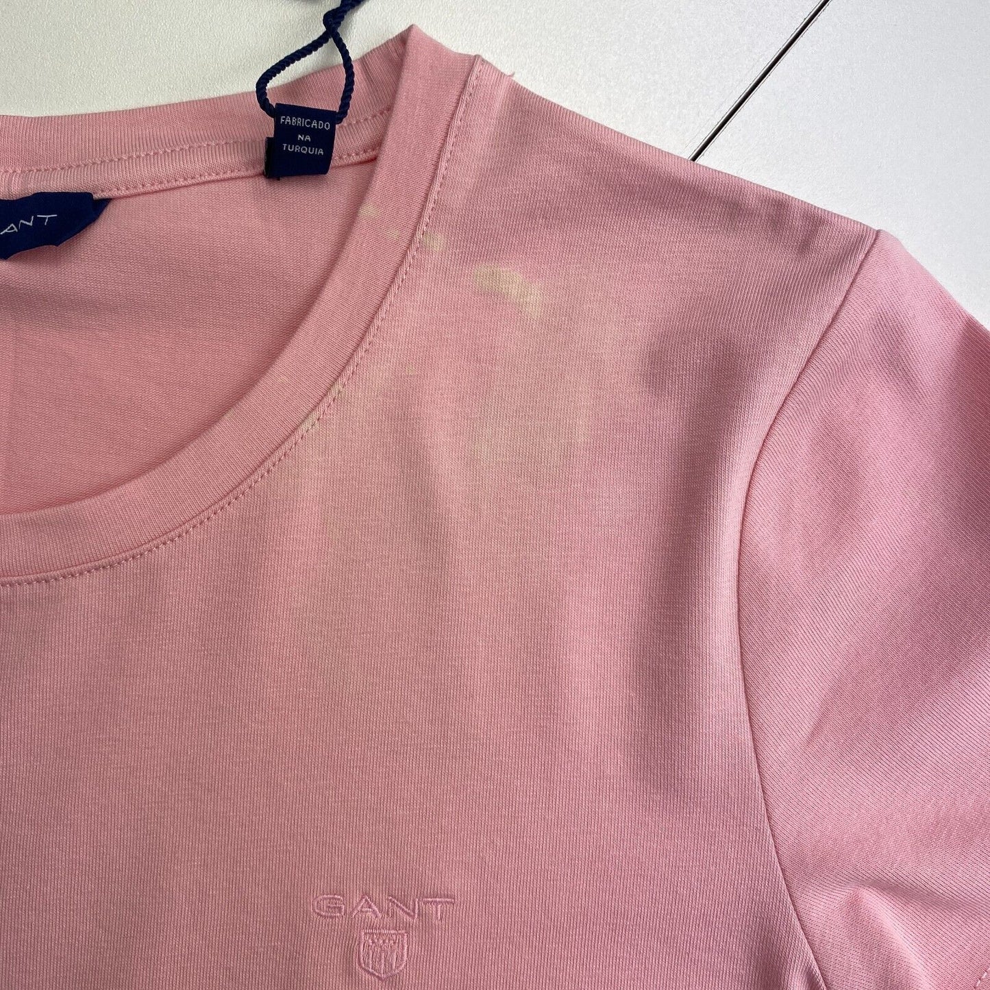 GANT Rose COTT/ELA T-shirt à col rond Taille XS