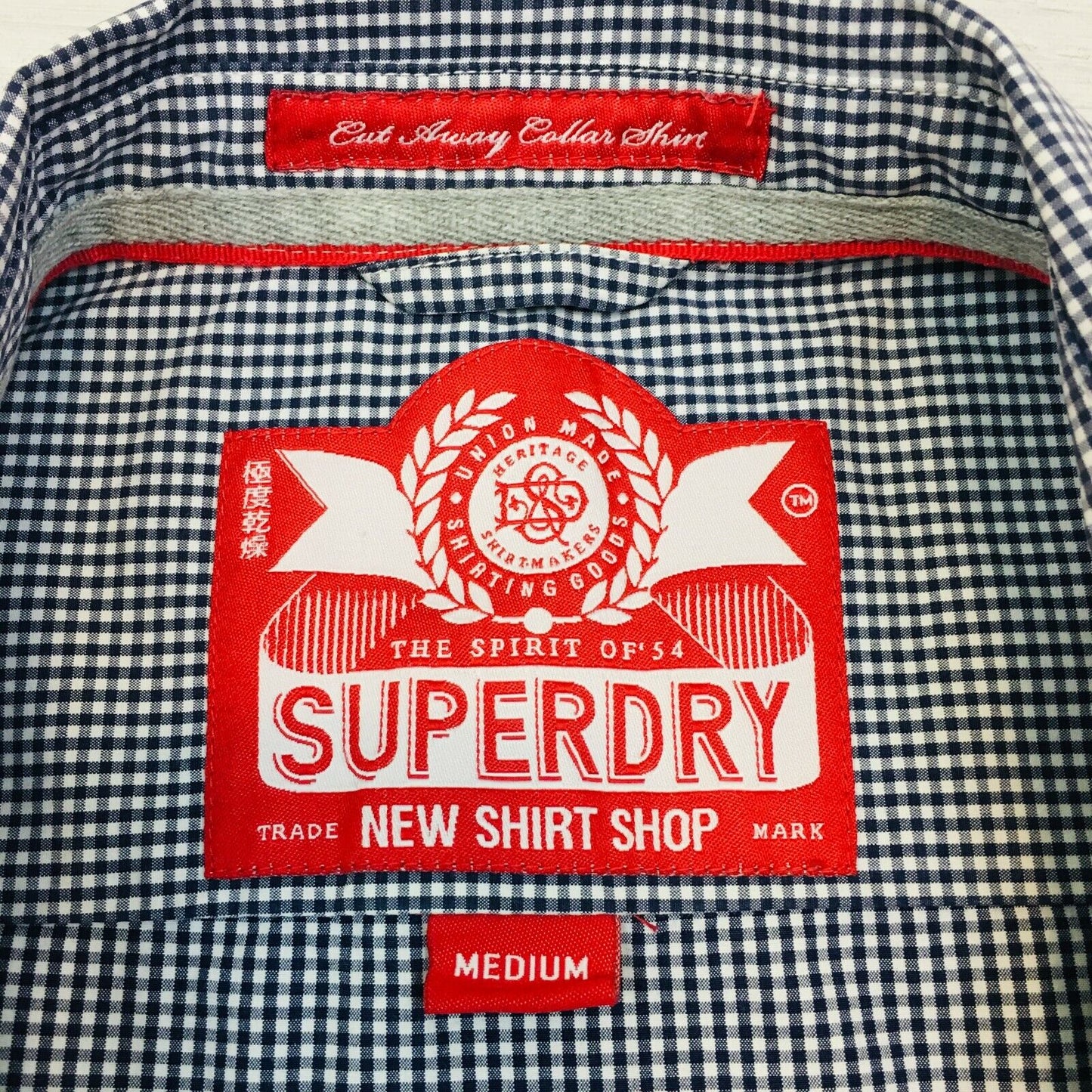 Superdry Shirt Shop Slim Fit Blue Shirt Size M Perfect!