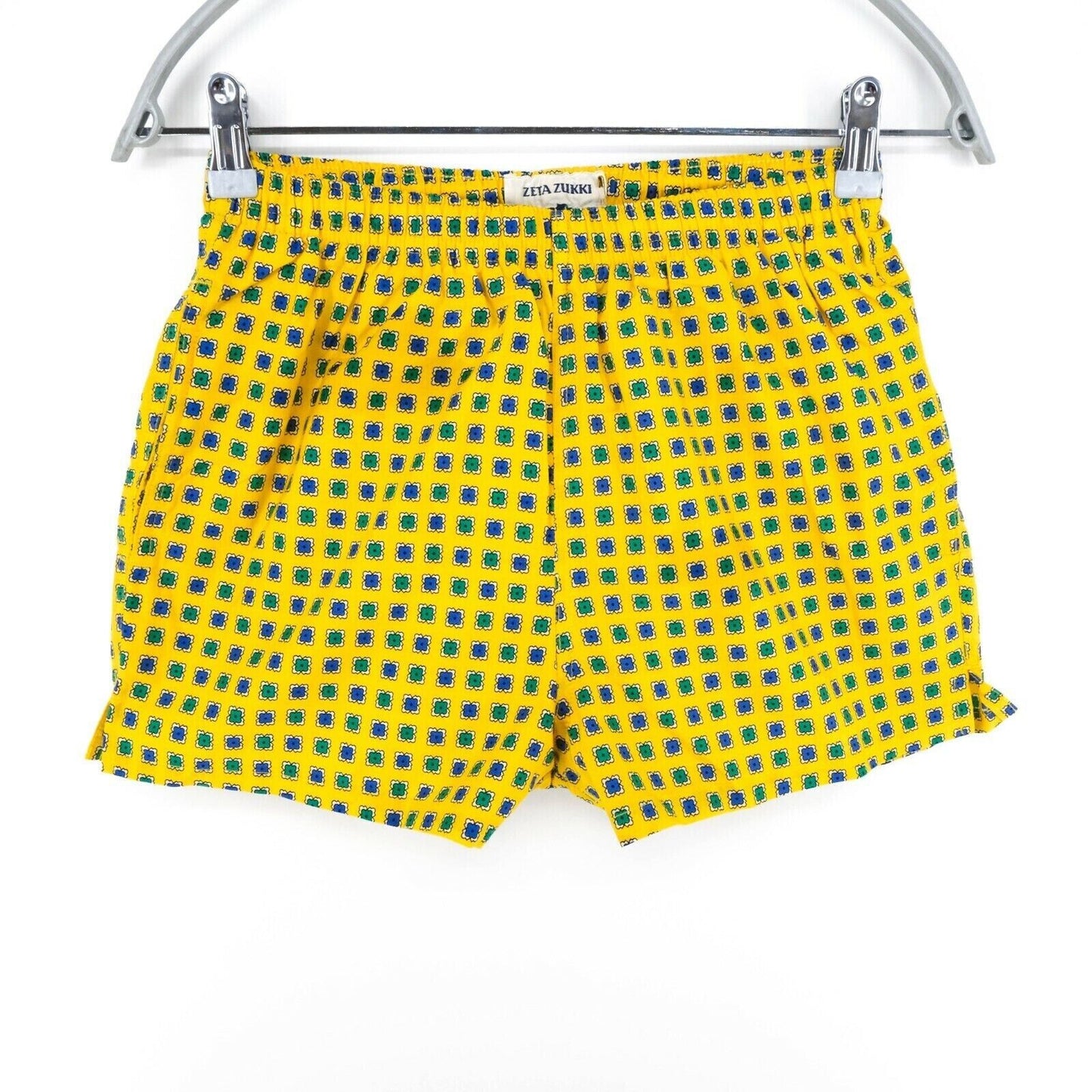 ZETA ZUKKI Yellow Swimwear Swimming Shorts Trunks Size M