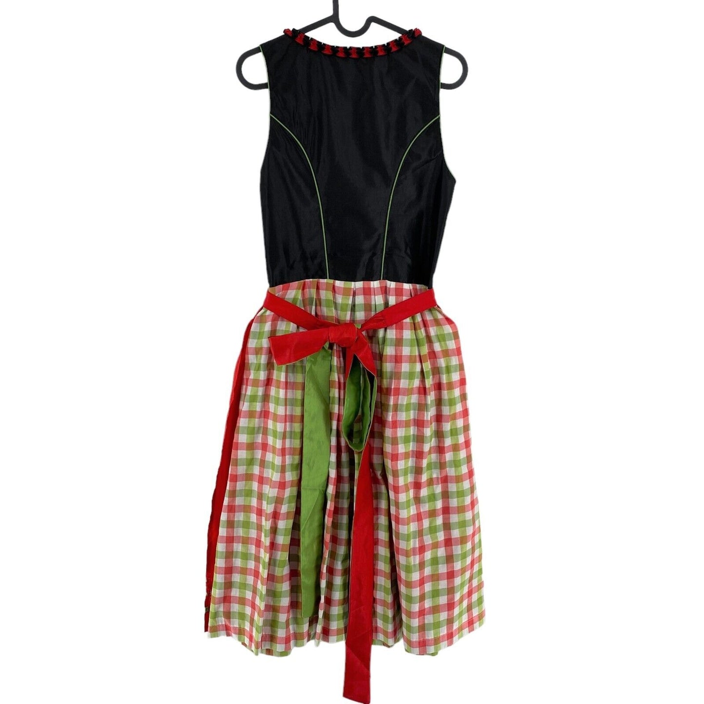 LANDHAUS Tyrol Dirndl Oktoberfest Black Plaid Dress EU 38 UK 10 US 8