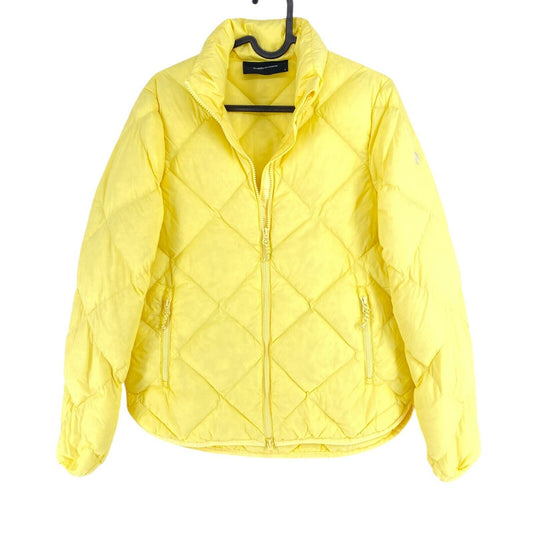 Peak Performance Women Yellow Mount Liner Down Jacket Coat Size S