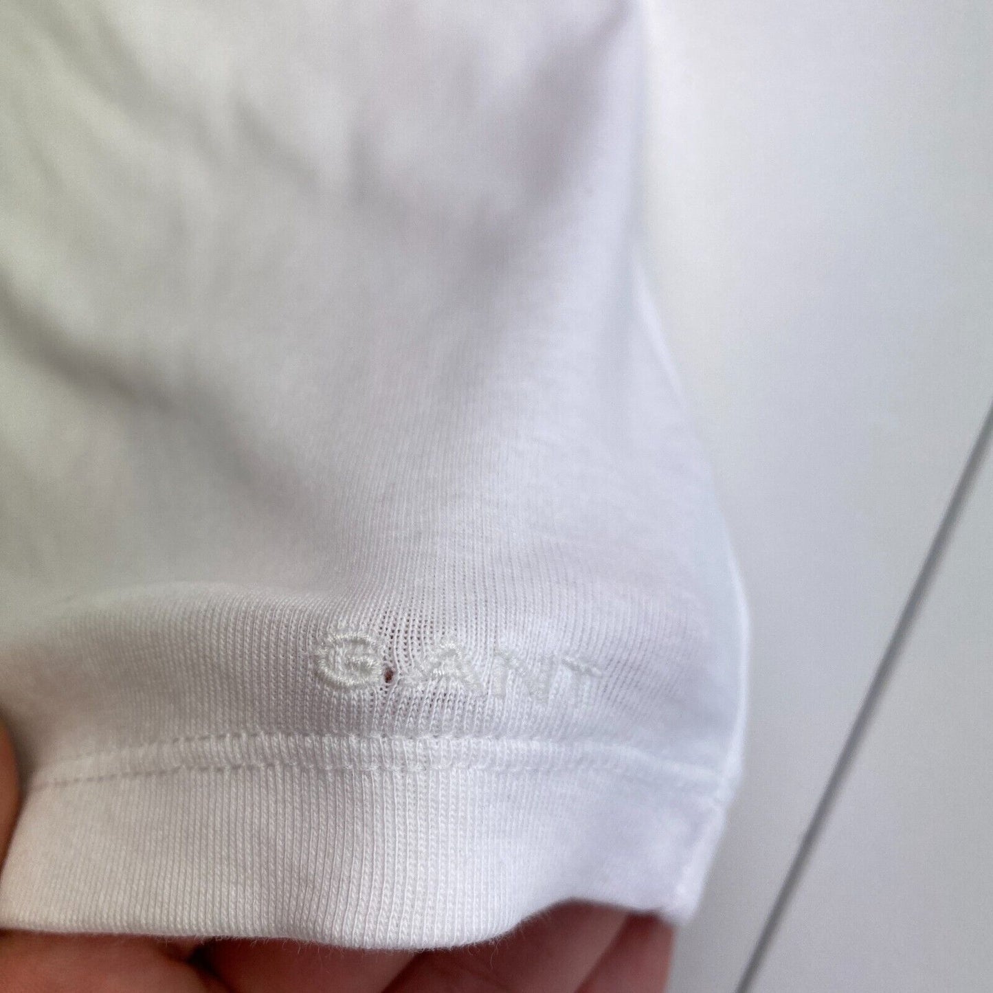 GANT Weißes 1x1 Ripp-Tanktop, Größe M