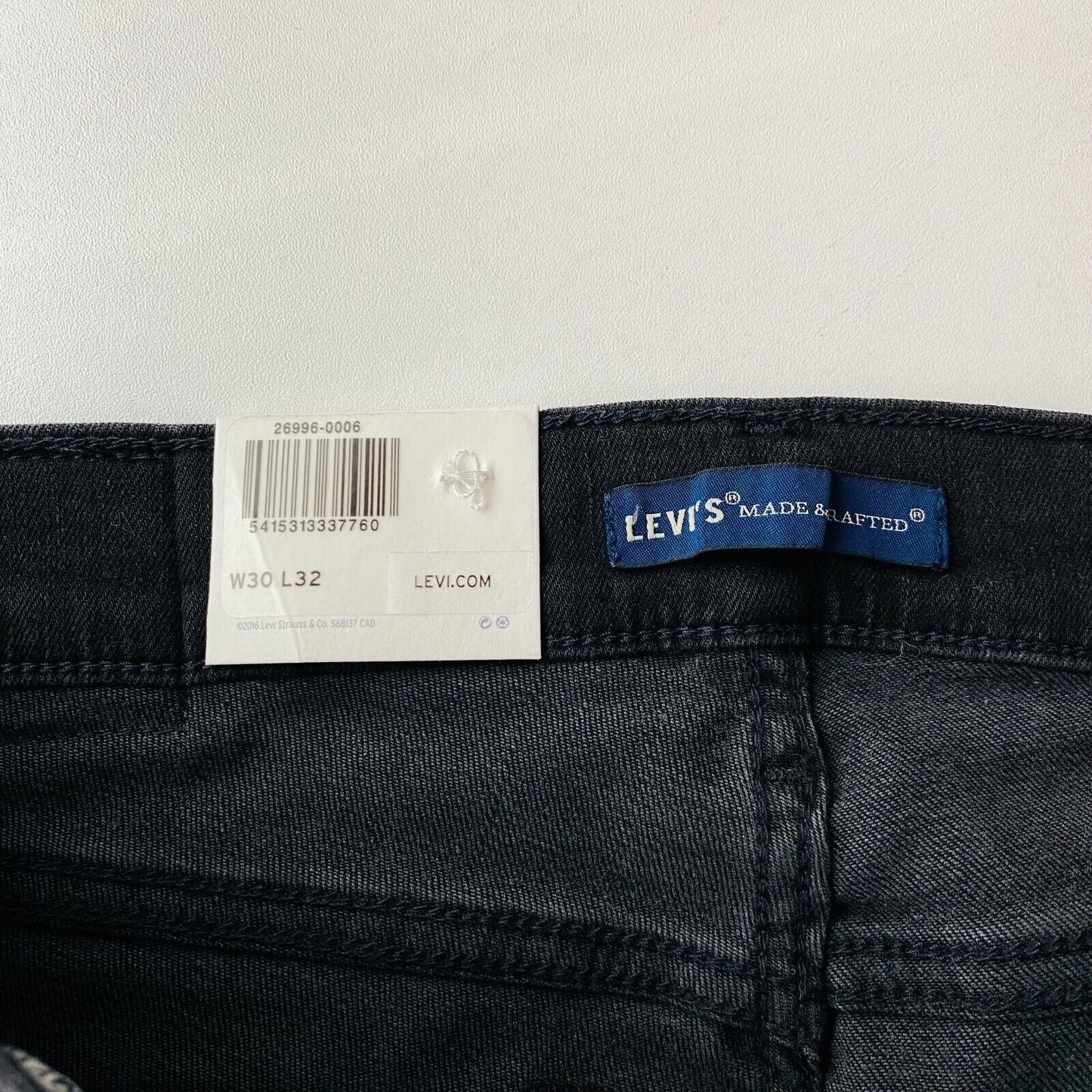 Levi's Made & Crafted EMPIRE Women Dark Grey Mid Rise Skinny Fit Jeans W30 L32