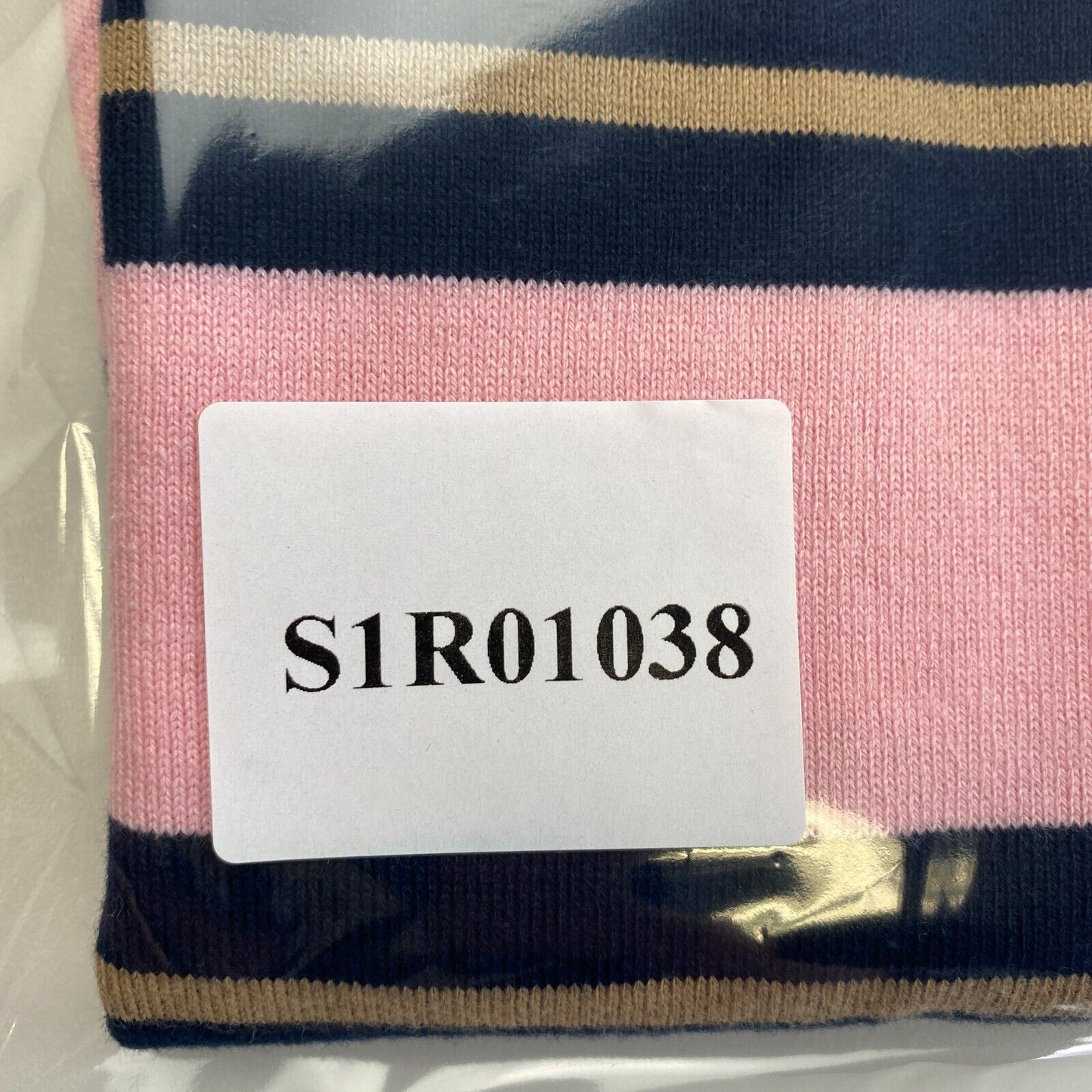 GANT Pink Striped Heavy Rugger Polo Sweater Pullover Size S