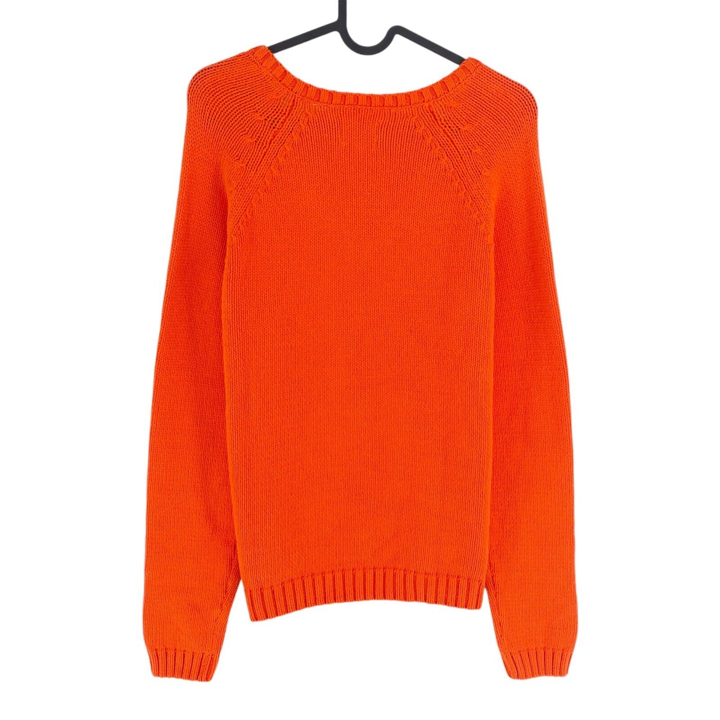 CAMEL ACTIVE Women Orange Knitted V Neck Jumper Sweater Size S