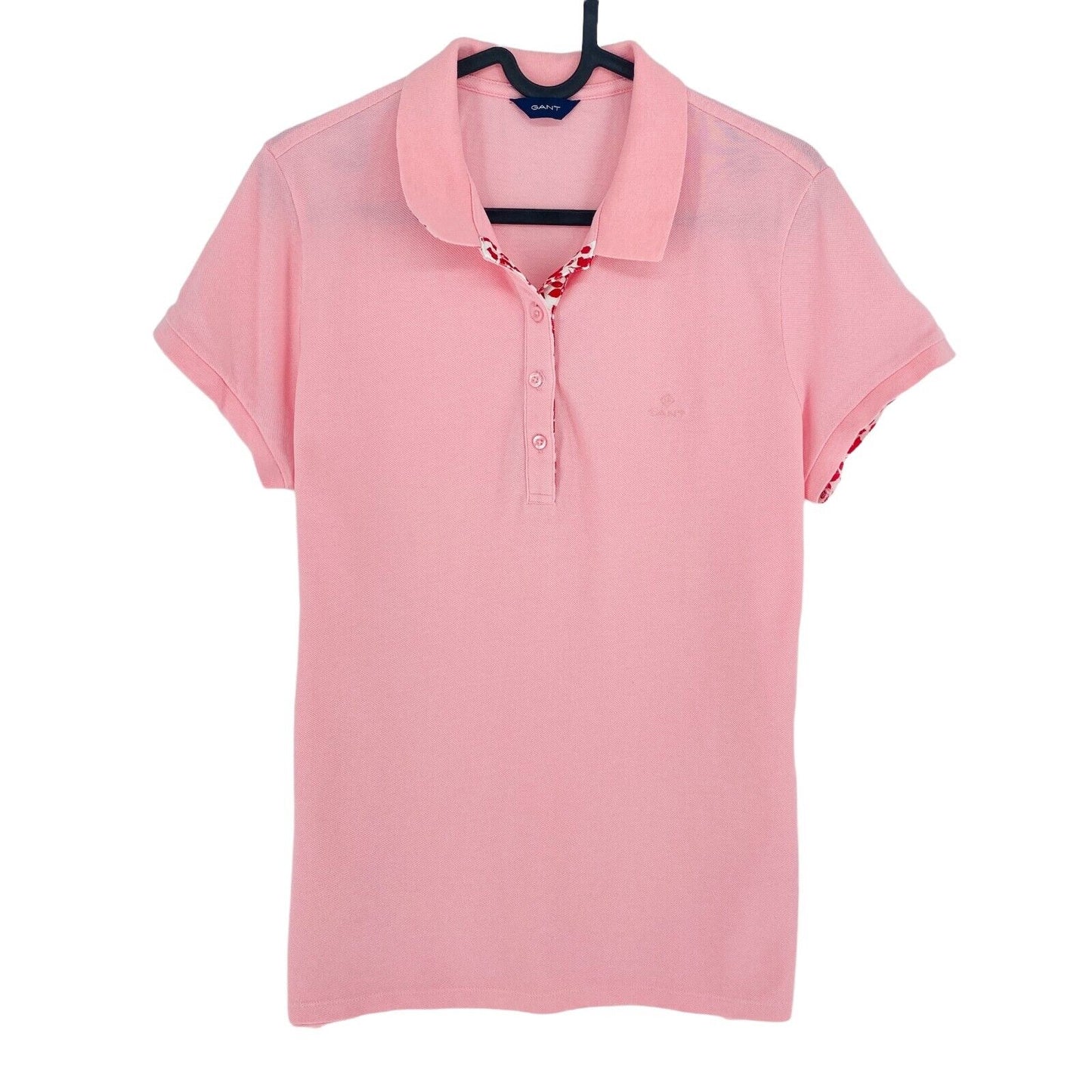 GANT Pink Lock Up Pique Rugger Poloshirt Größe M